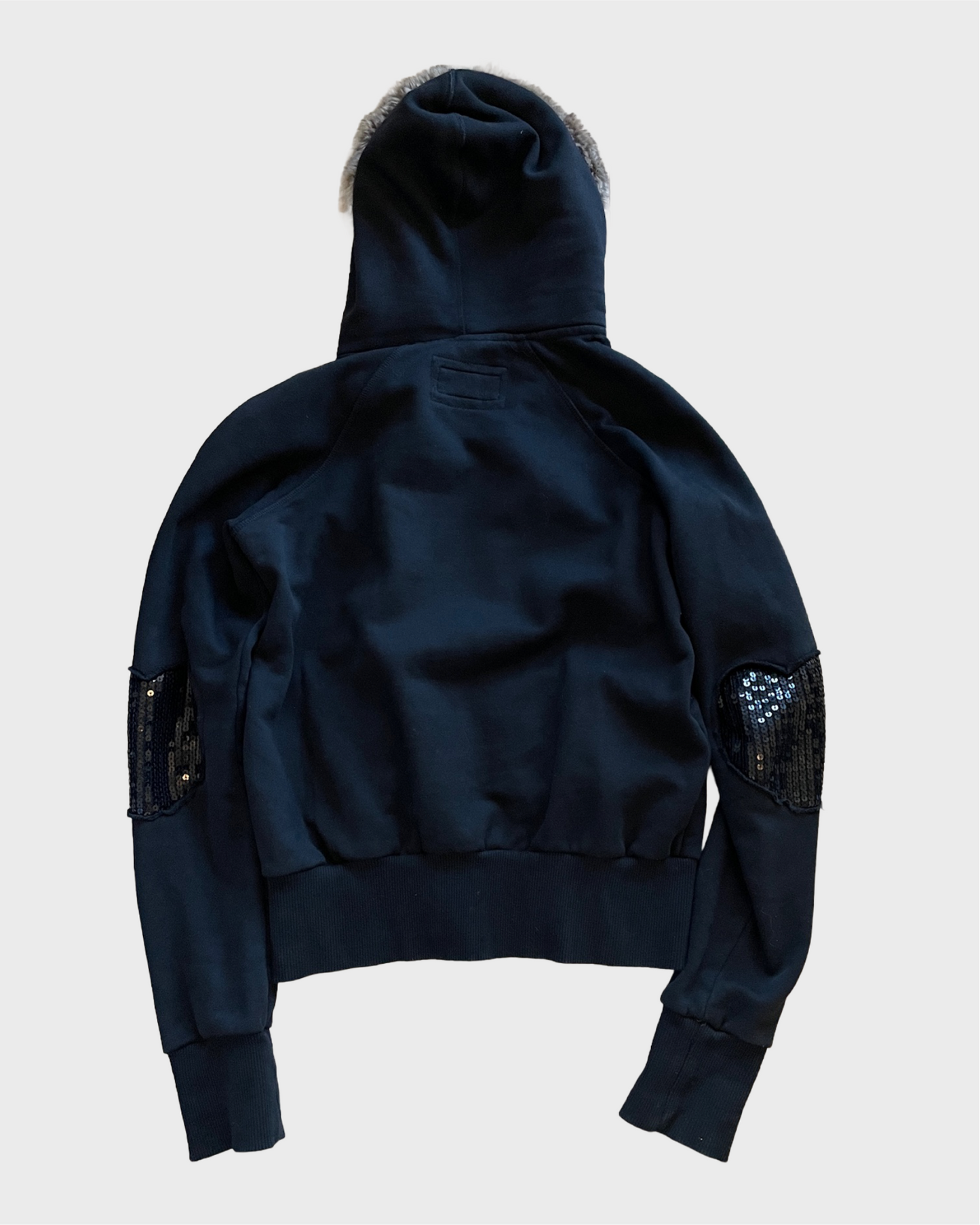 Vintage Fur Zip Hoodie