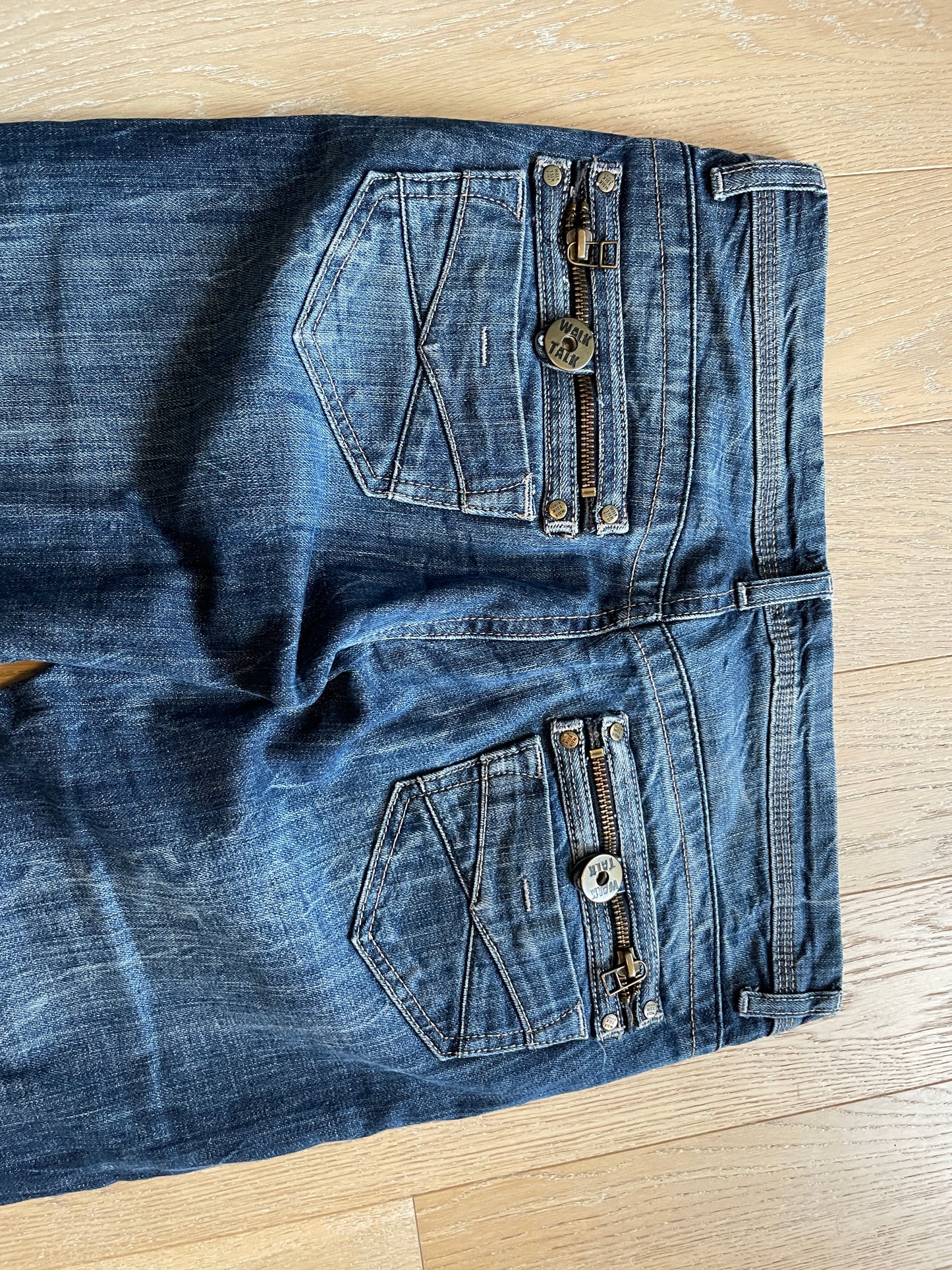 Vintage Flared Denim Jeans