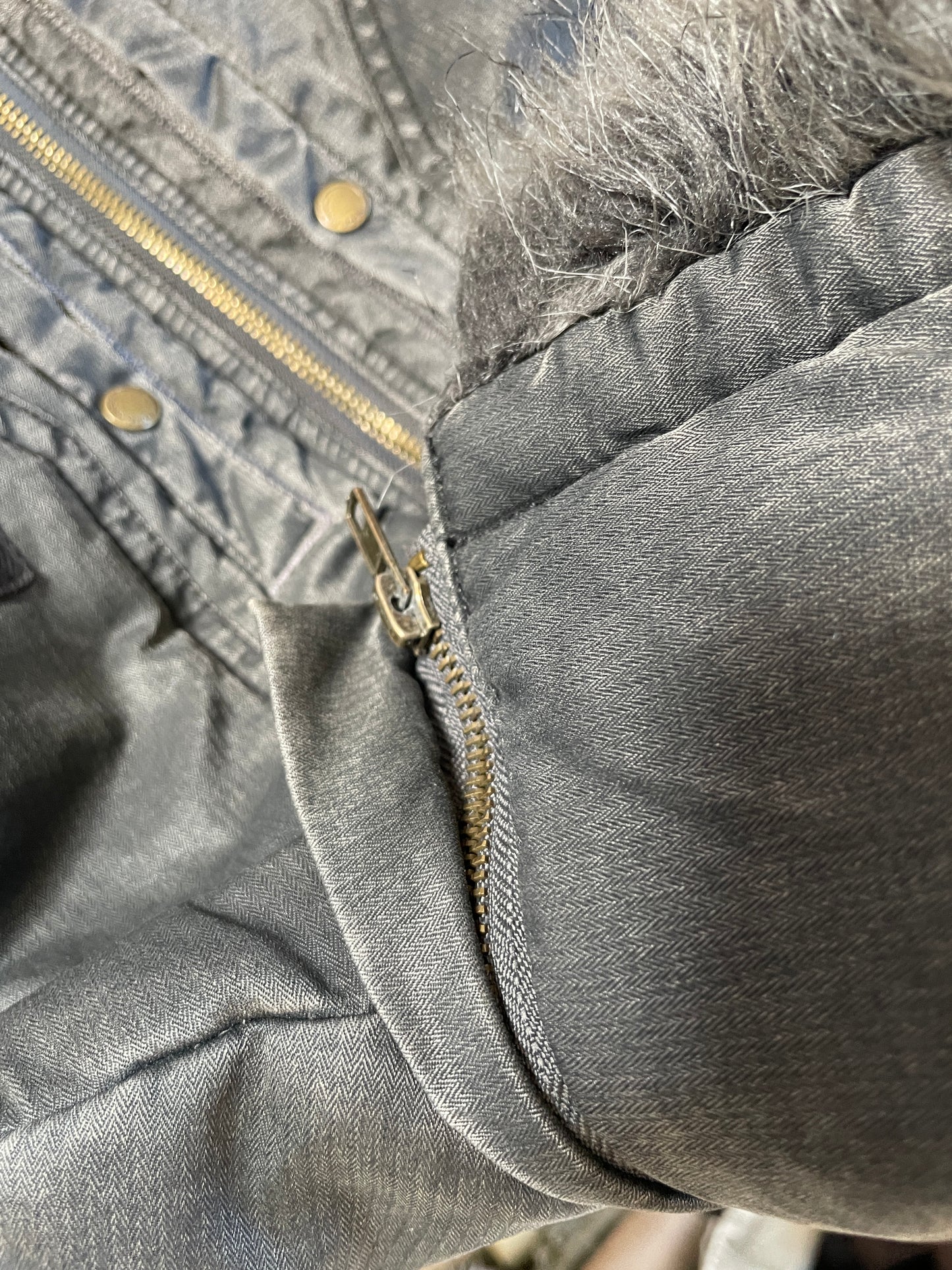 Vintage Military Fur Vest