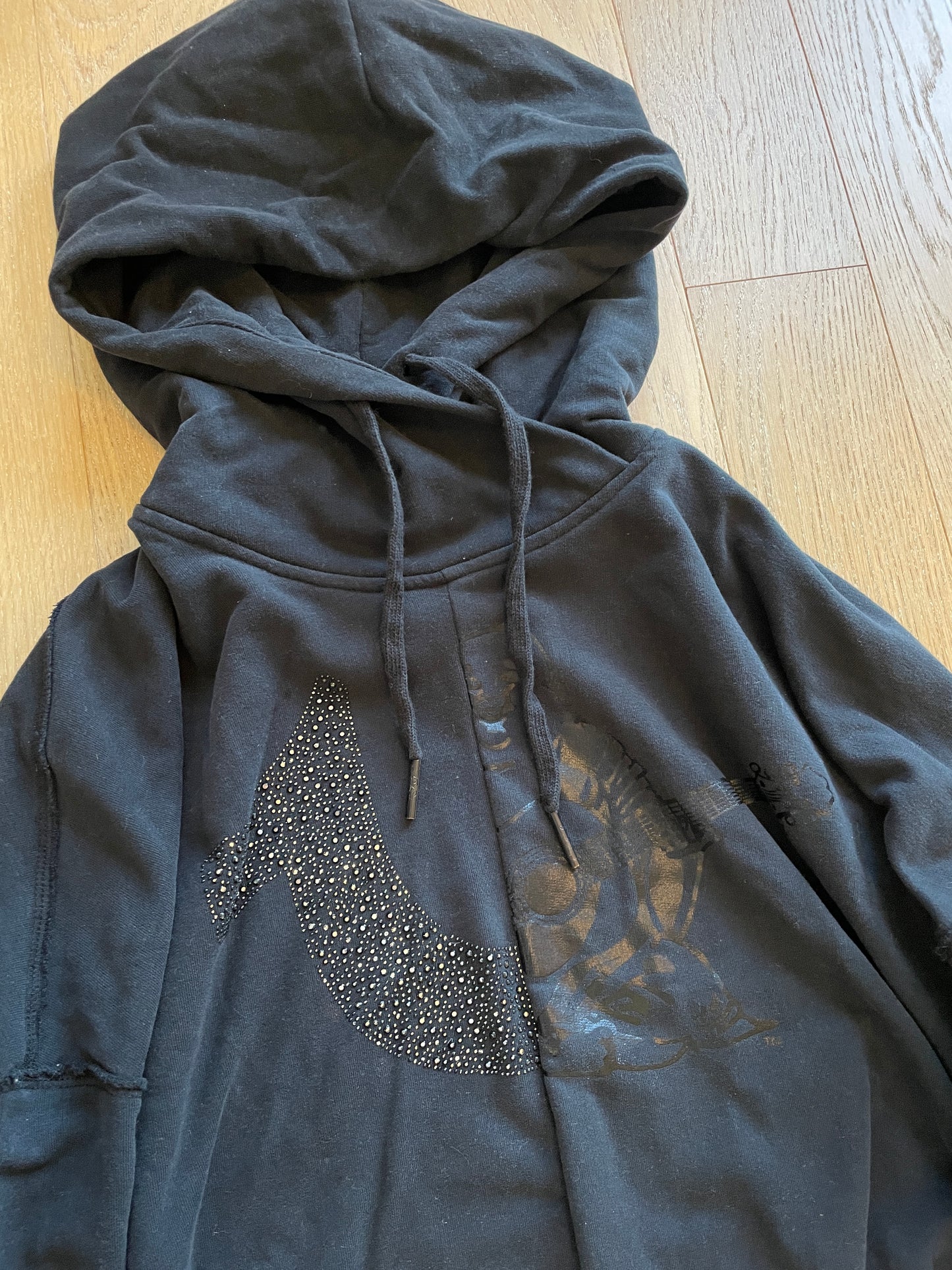 Vintage True Religion Studded Hoodie