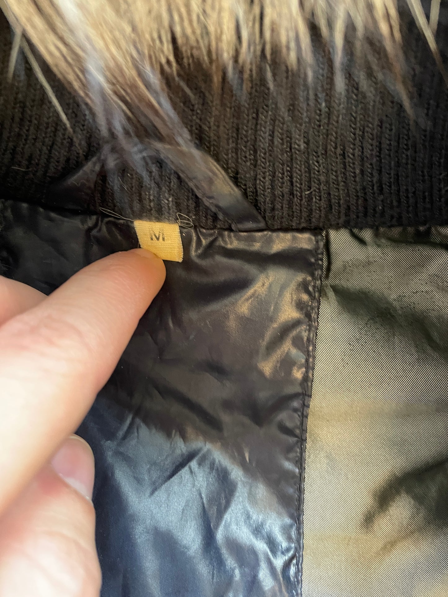 Vintage Fur Puffer Jacket