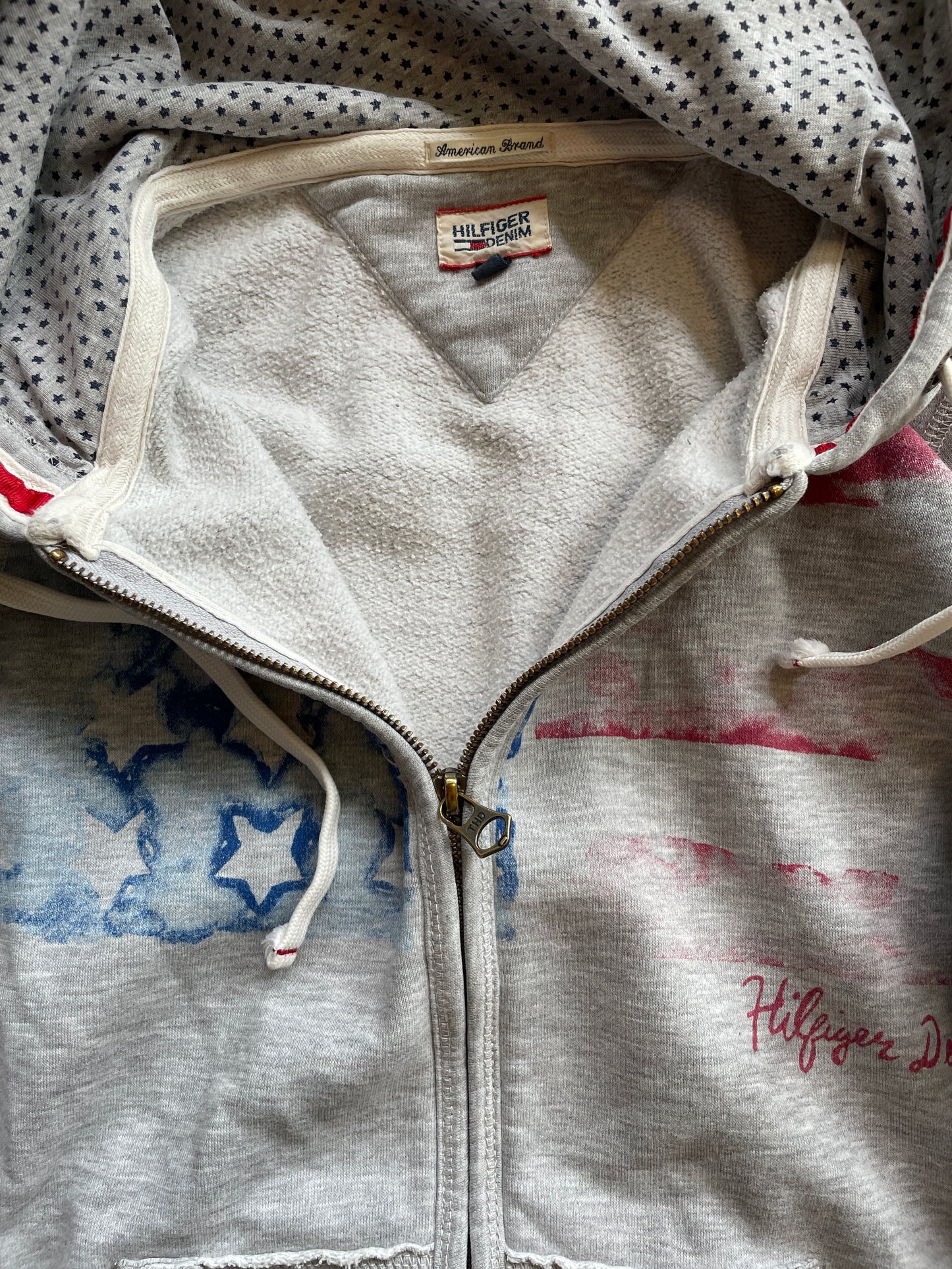 Vintage Tommy Hilfiger USA Zip Hoodie y2k