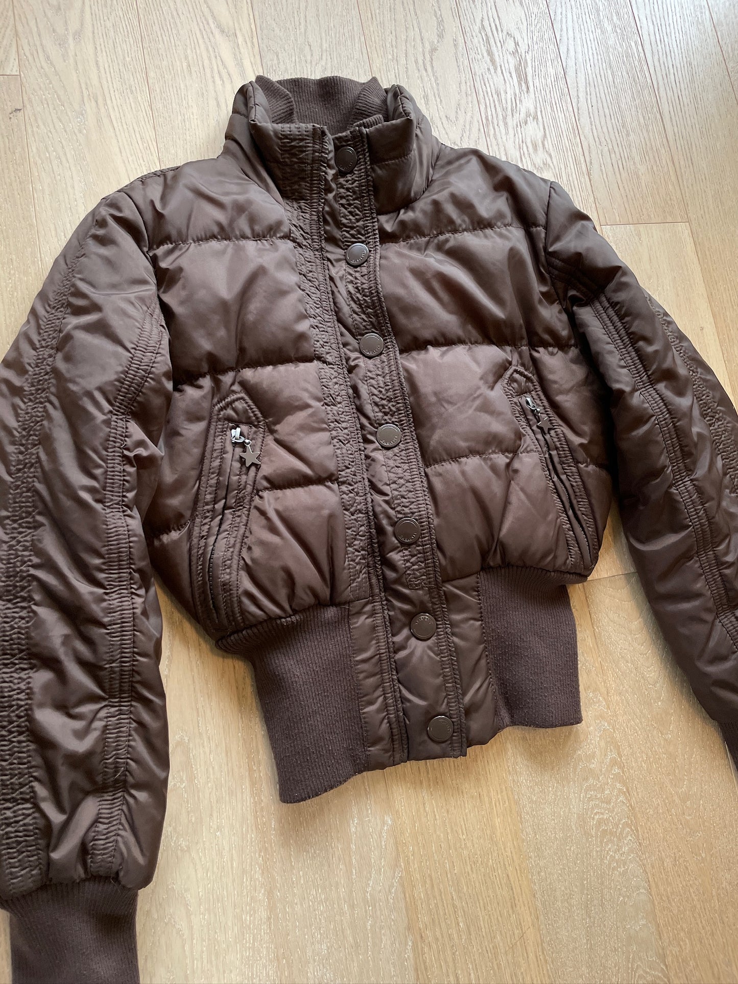 Vintage Cropped Puffer Jacket