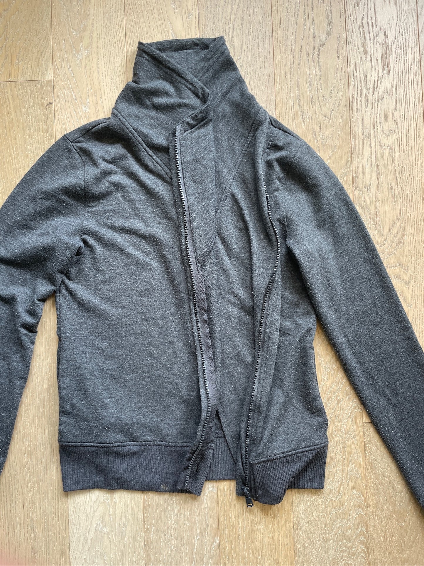 Vintage Asymmetrical Zip Sweater
