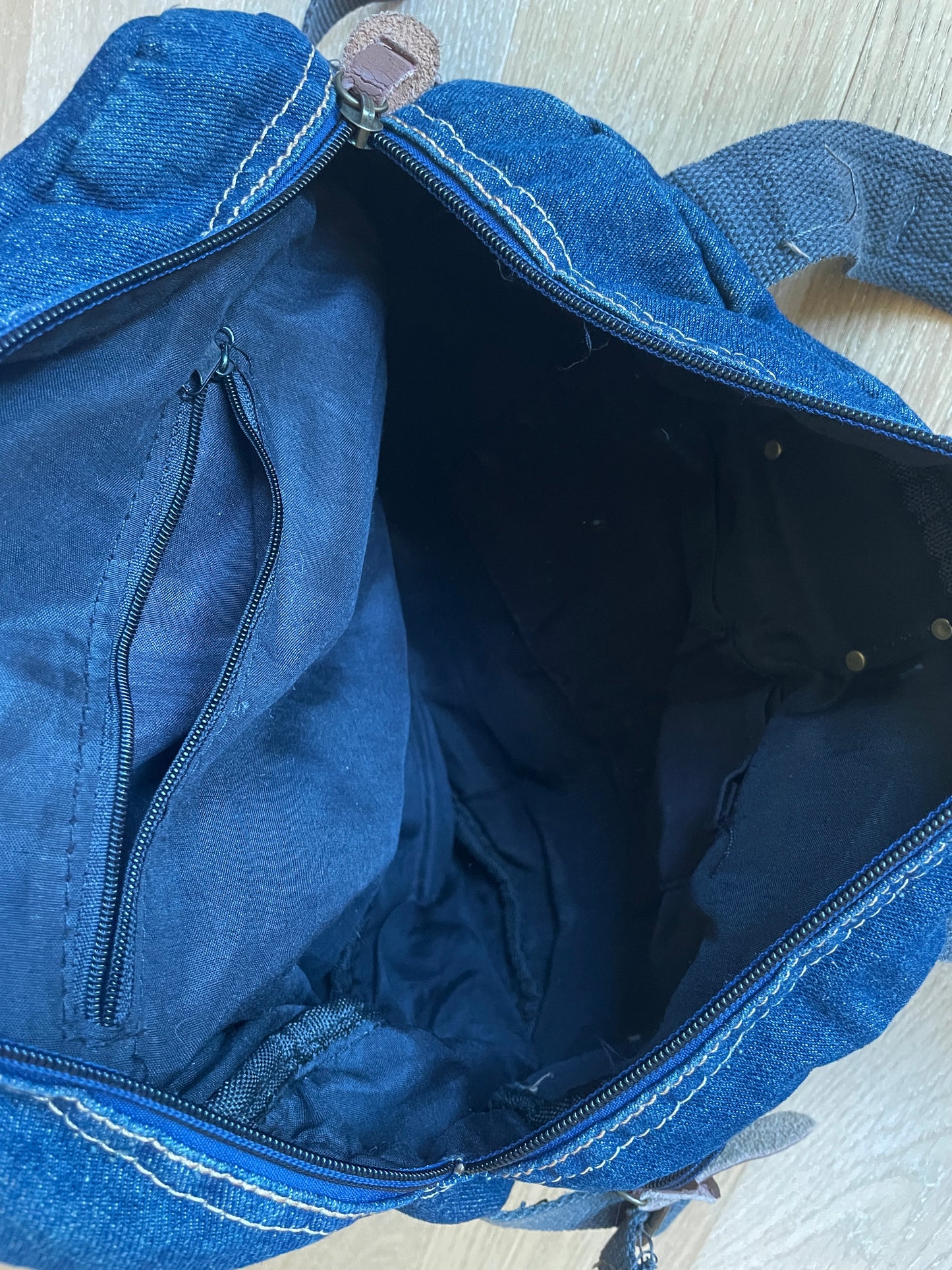 Vintage Diesel Multi-Pocket Denim Bag