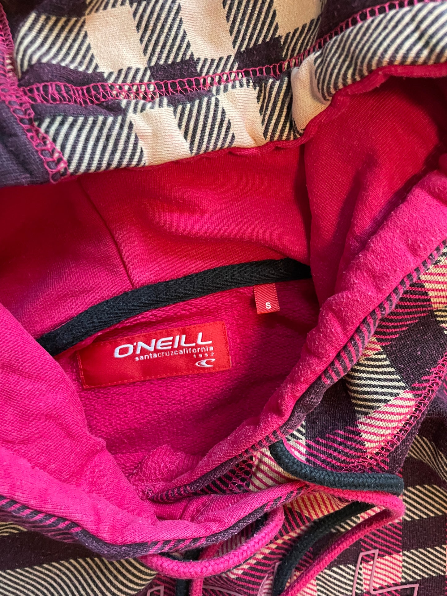 Vintage Plaid Hoodie