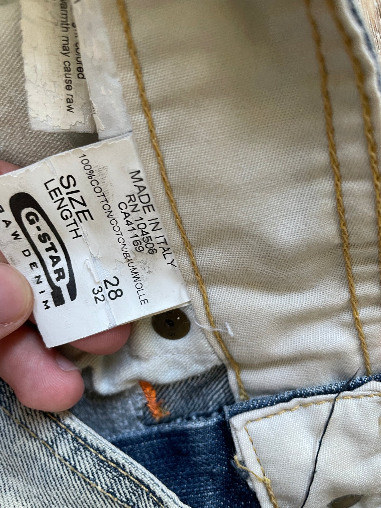 Vintage deconstructed G-Star RAW Jeans