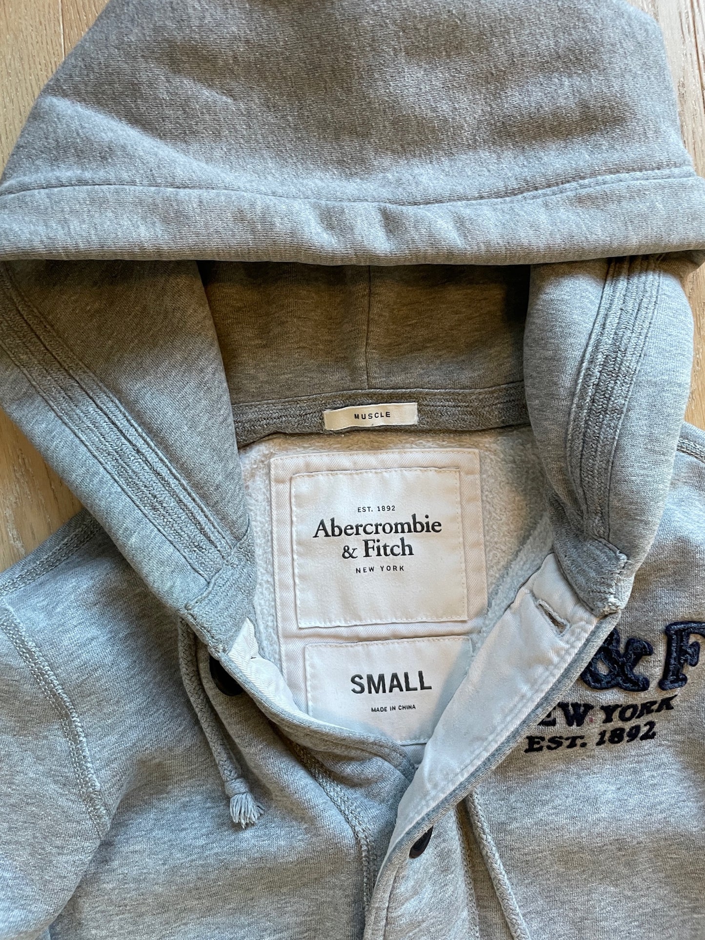Vintage Abercrombie & Fitch Button Up Hoodie
