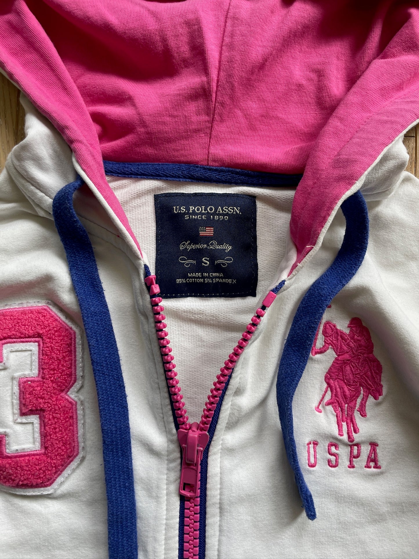 Vintage USPA Zip Hoodie