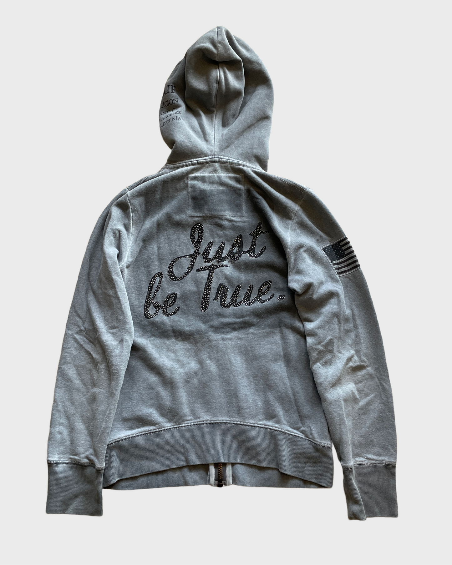 Vintage True Religion Zip Hoodie