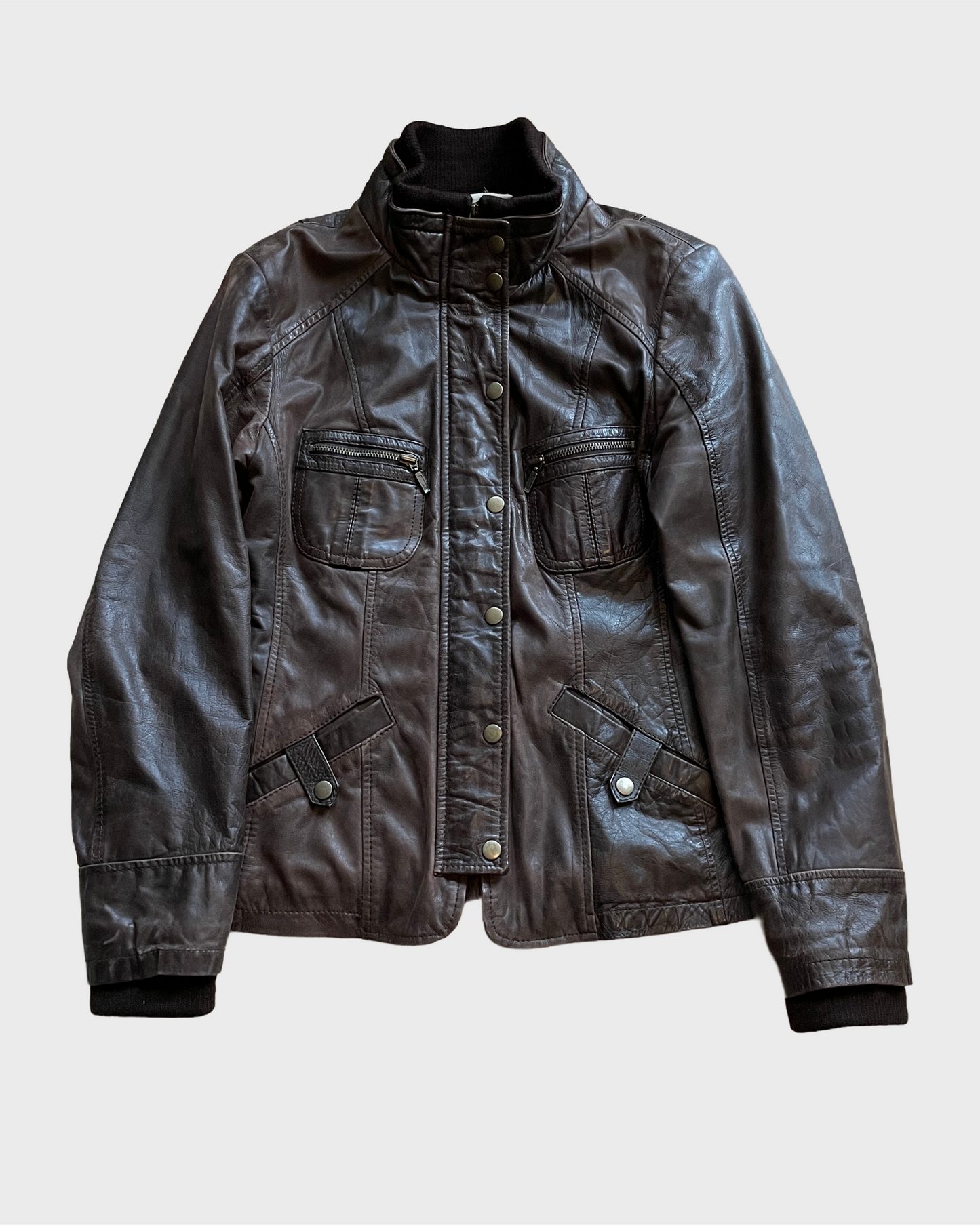 Vintage Faux Leather Jacket