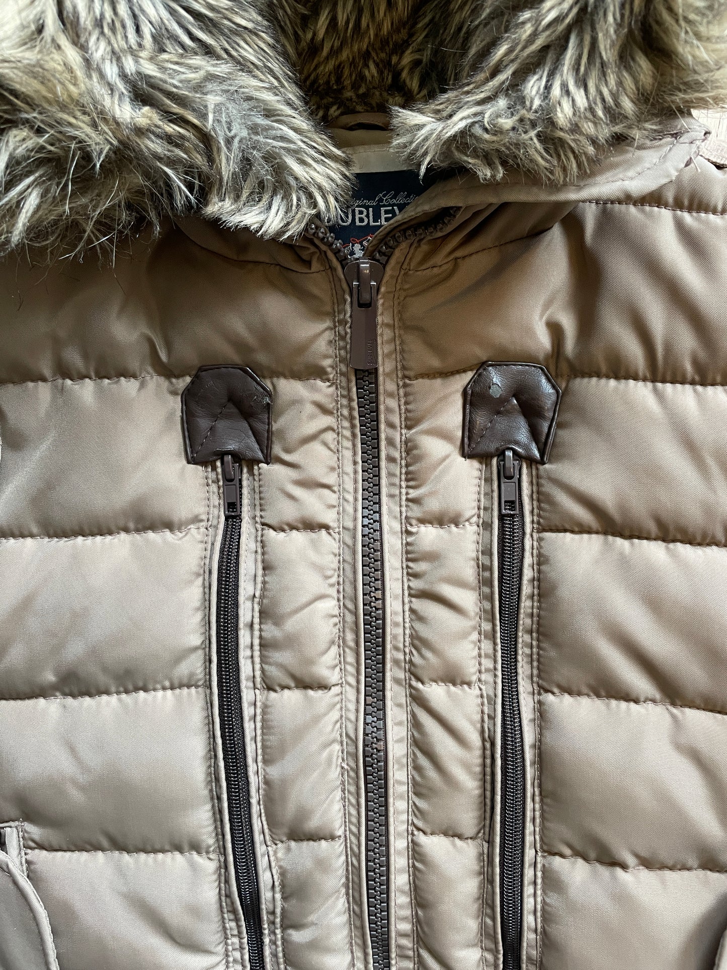 Vintage Military Fur Winter Jacket