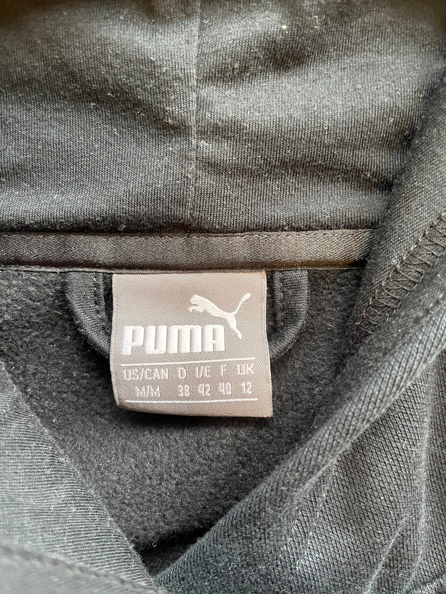 Vintage Asymmetrical Puma Zip Hoodie