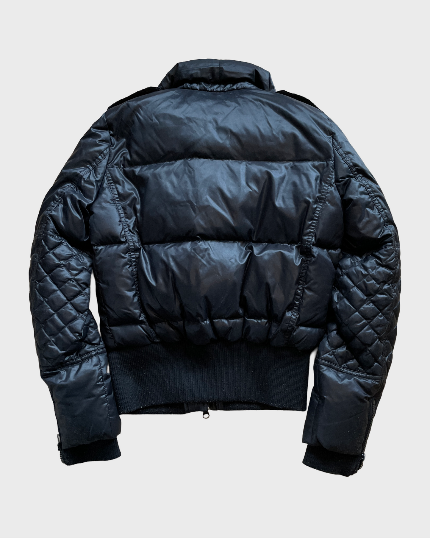 Vintage Asymmetrical Puffer Jacket