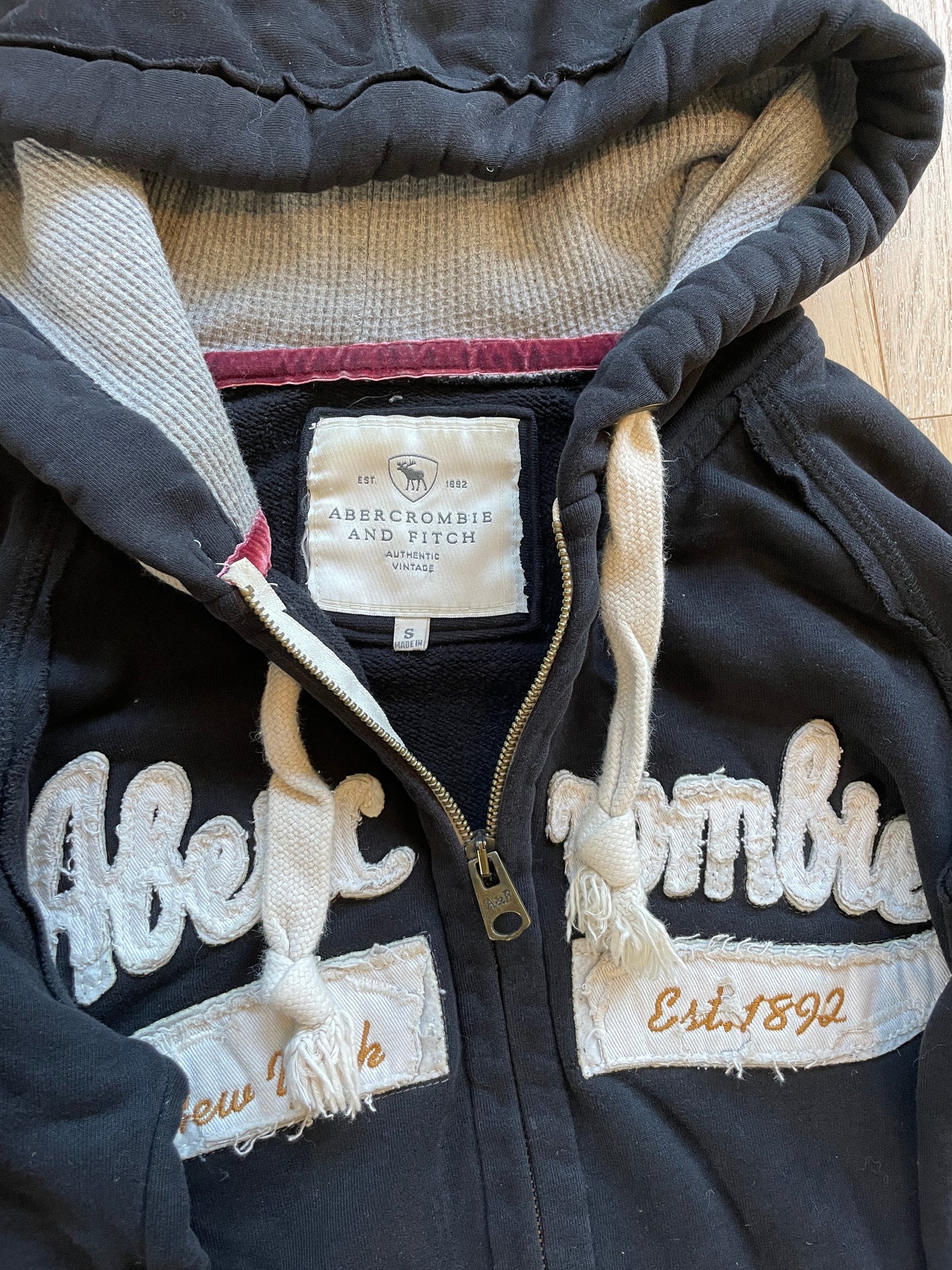 Vintage Abercrombie & Fitch Zip Hoodie