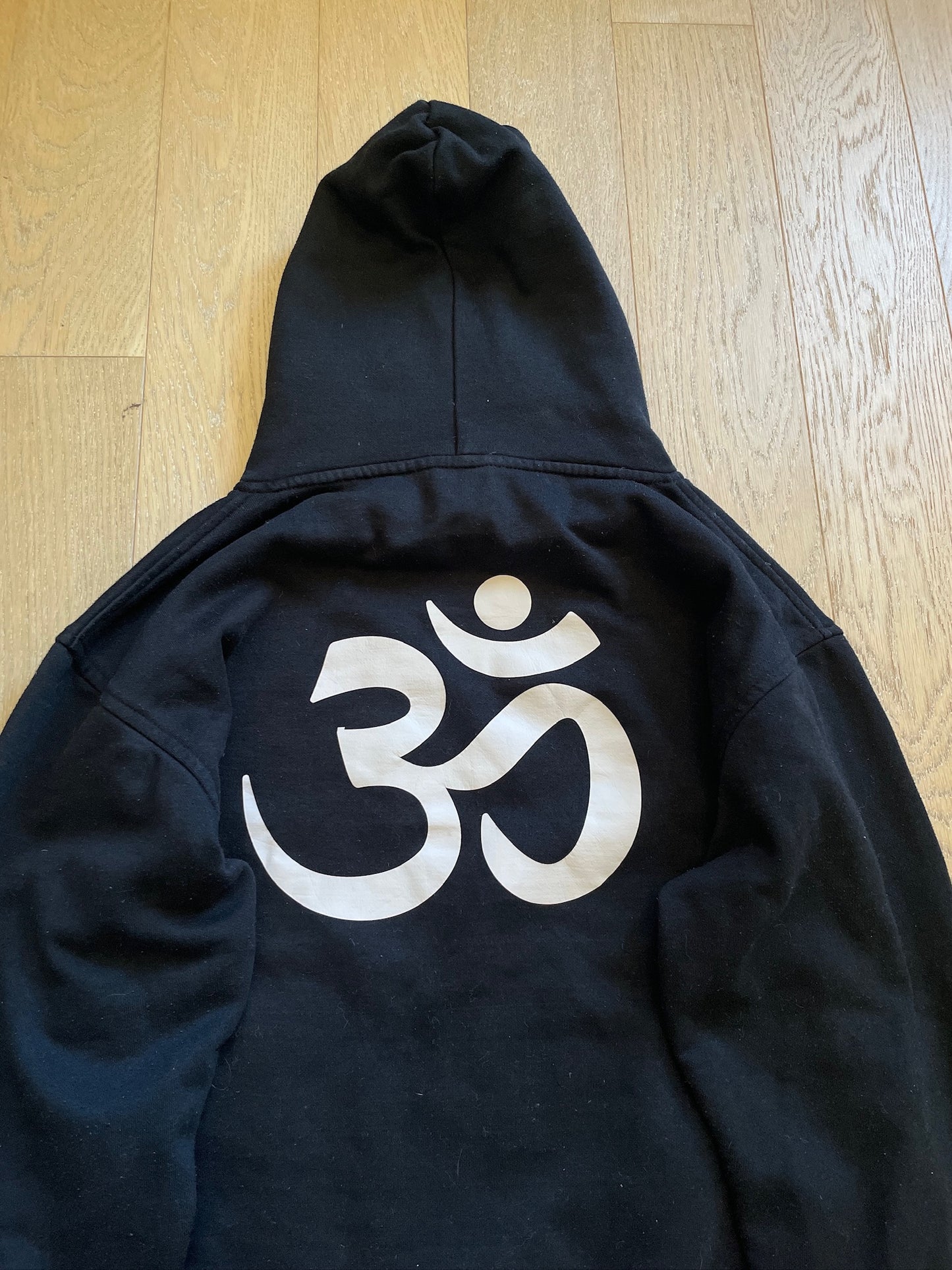 Vintage Om Print Hoodie