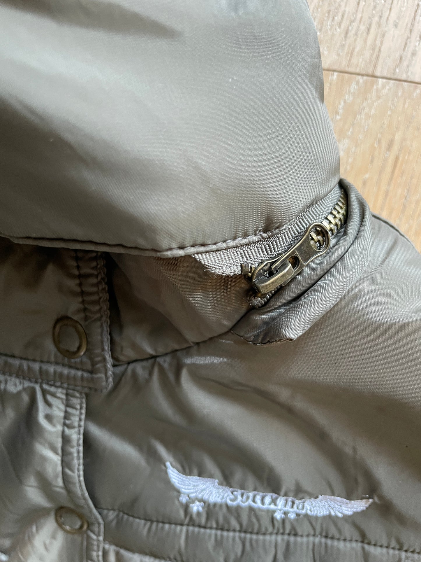 Vintage Military Fur Jacket