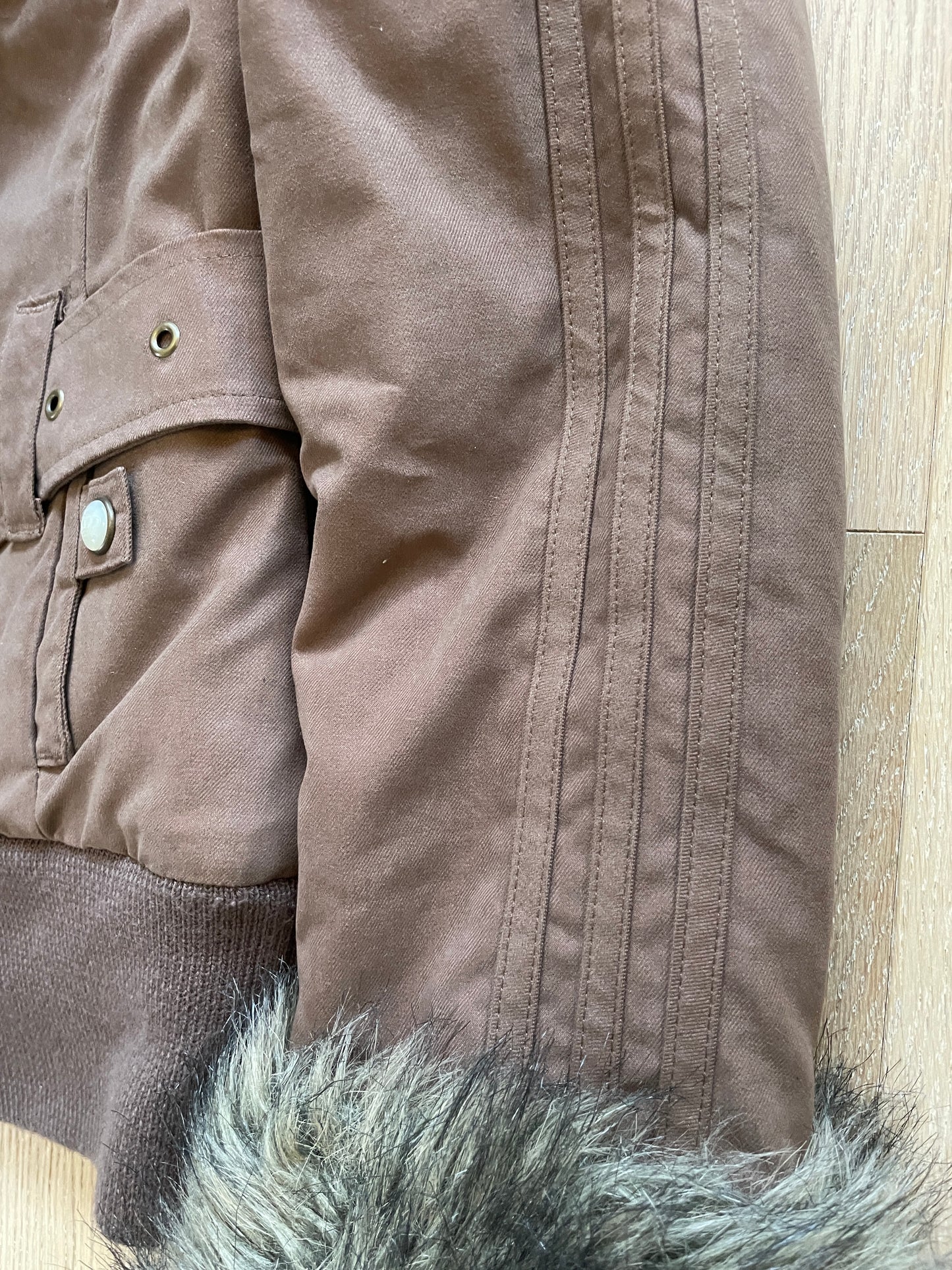 Vintage Adidas Fur Jacket