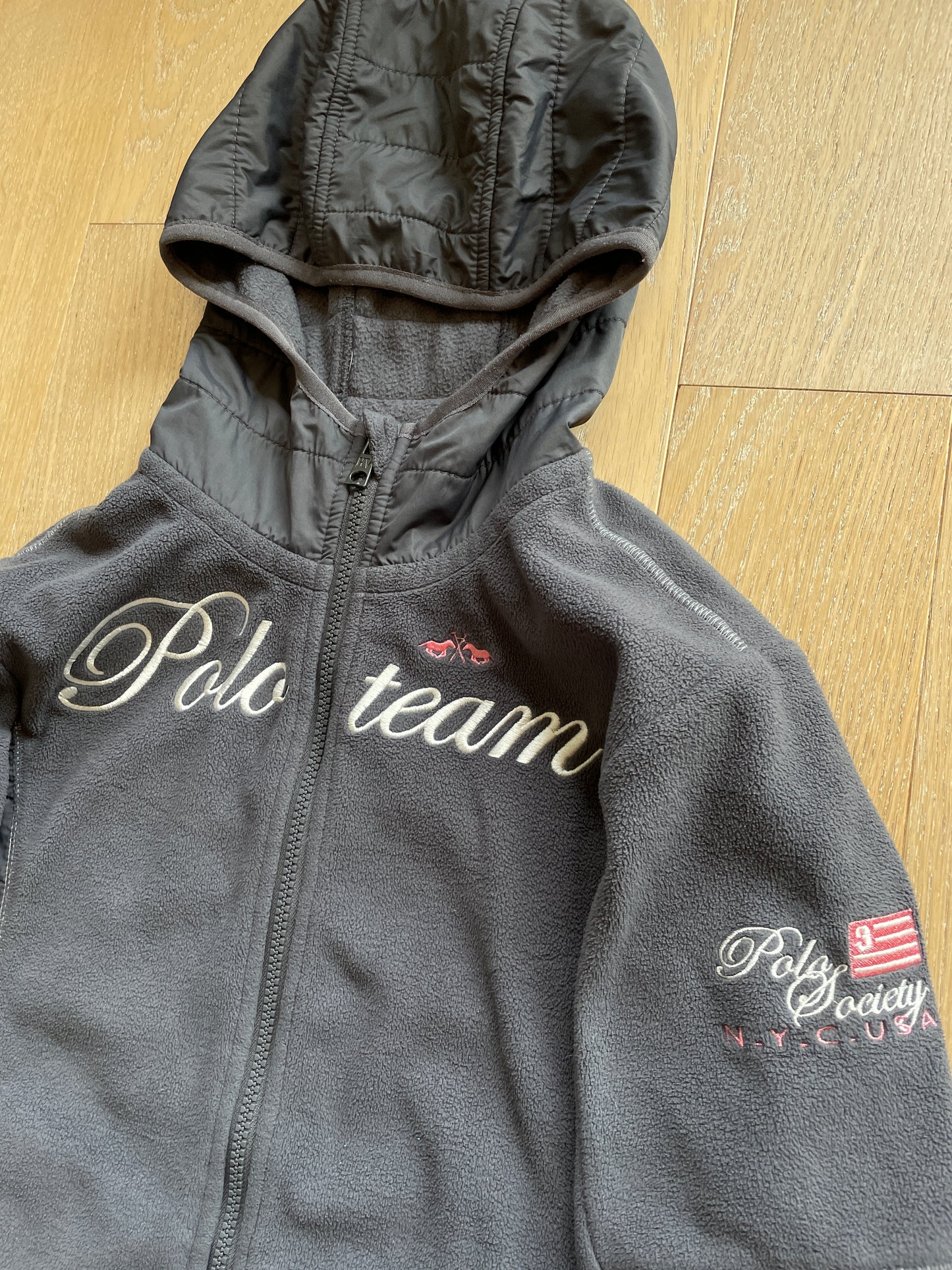 Vintage HV Polo Fleece Zip Hoodie