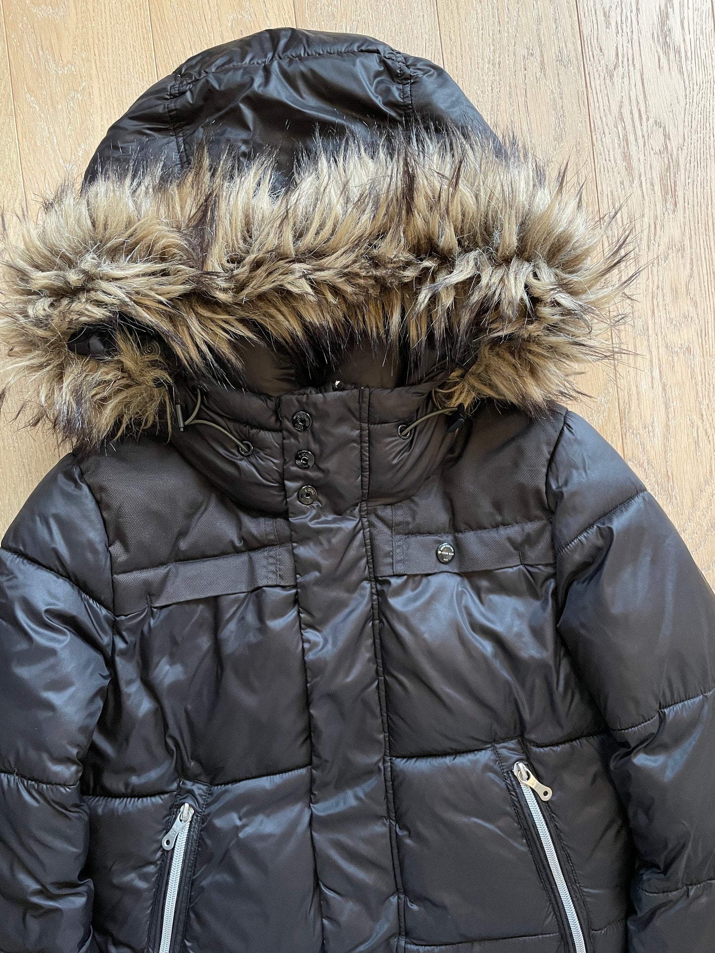 Vintage G-Star RAW Fur Puffer Jacket