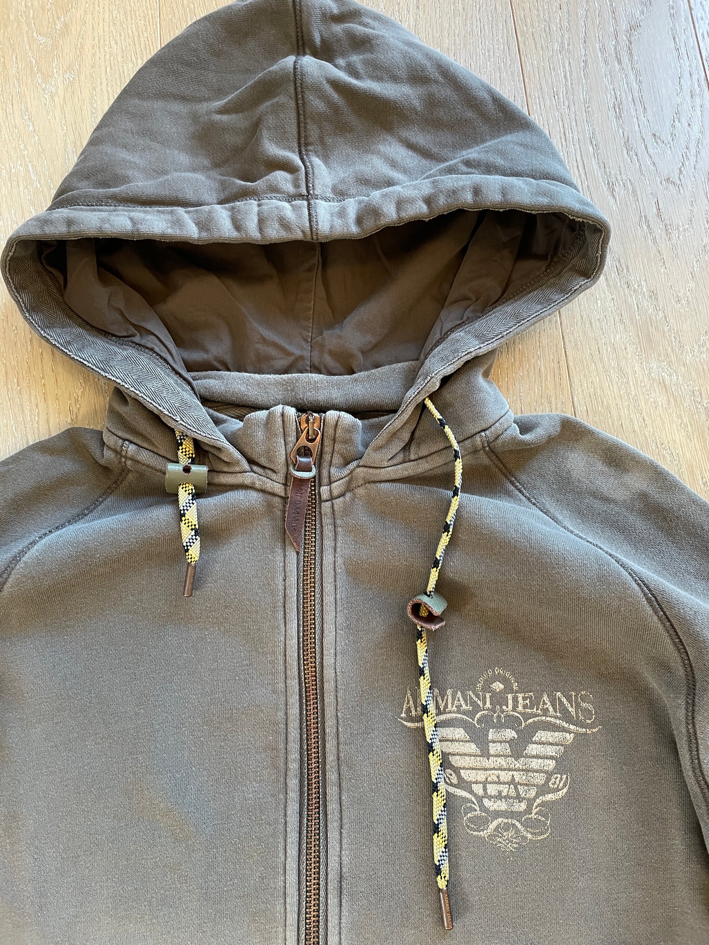 Vintage Armani Zip Hoodie