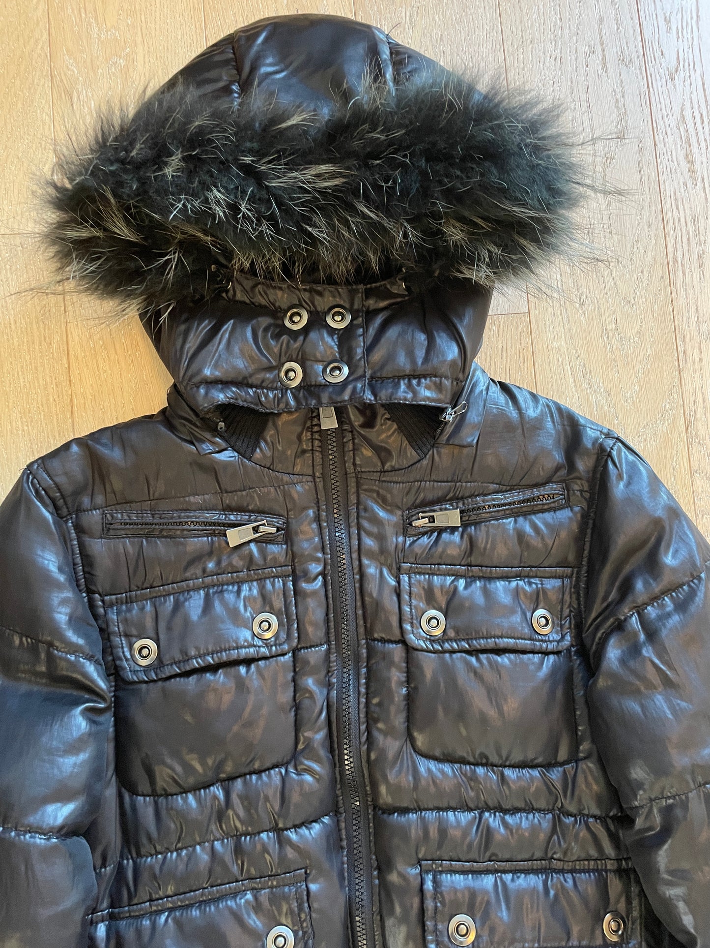 Vintage Puffer Fur Jacket