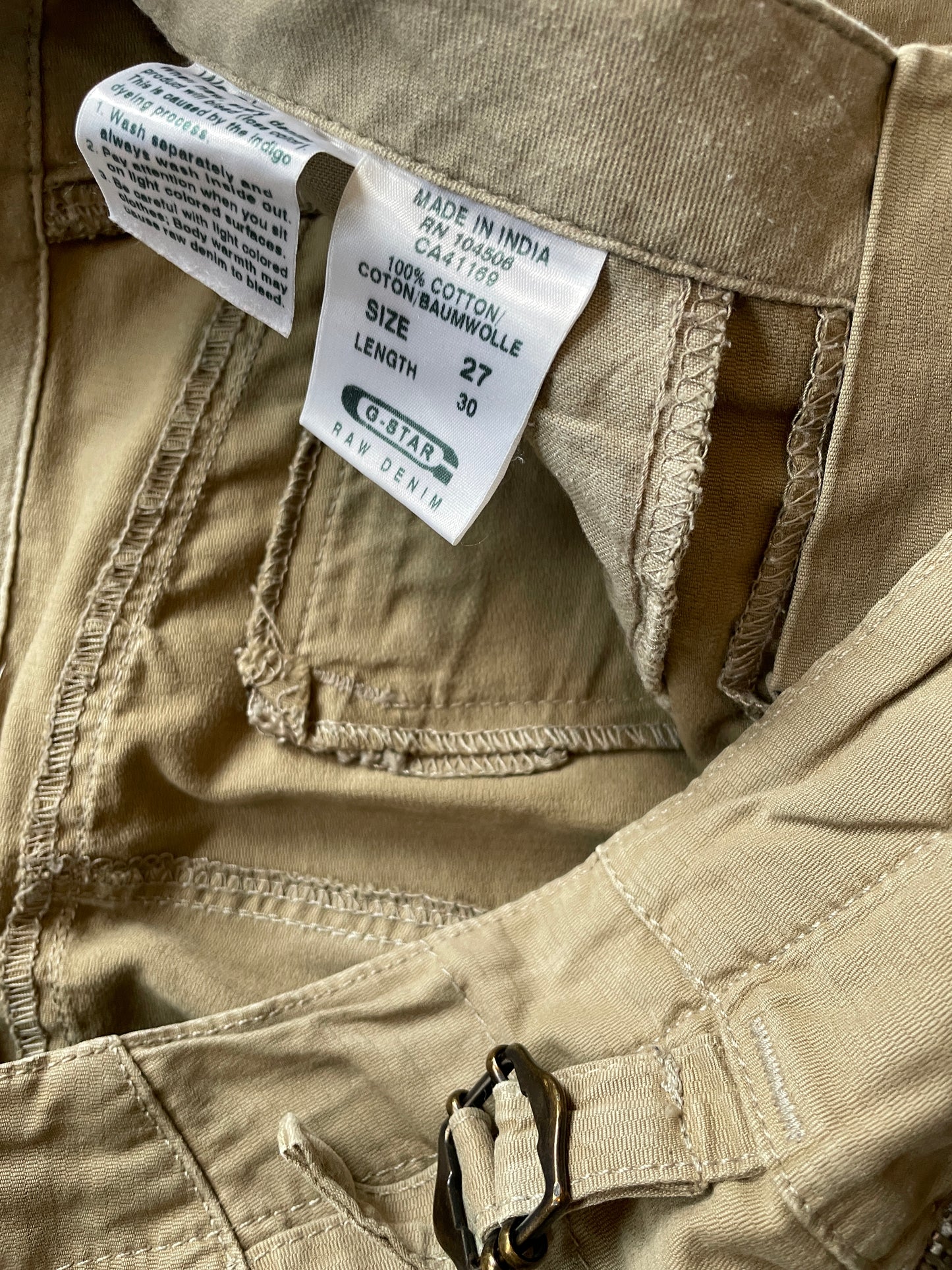 Vintage G-Star RAW Zipper Flared Pants