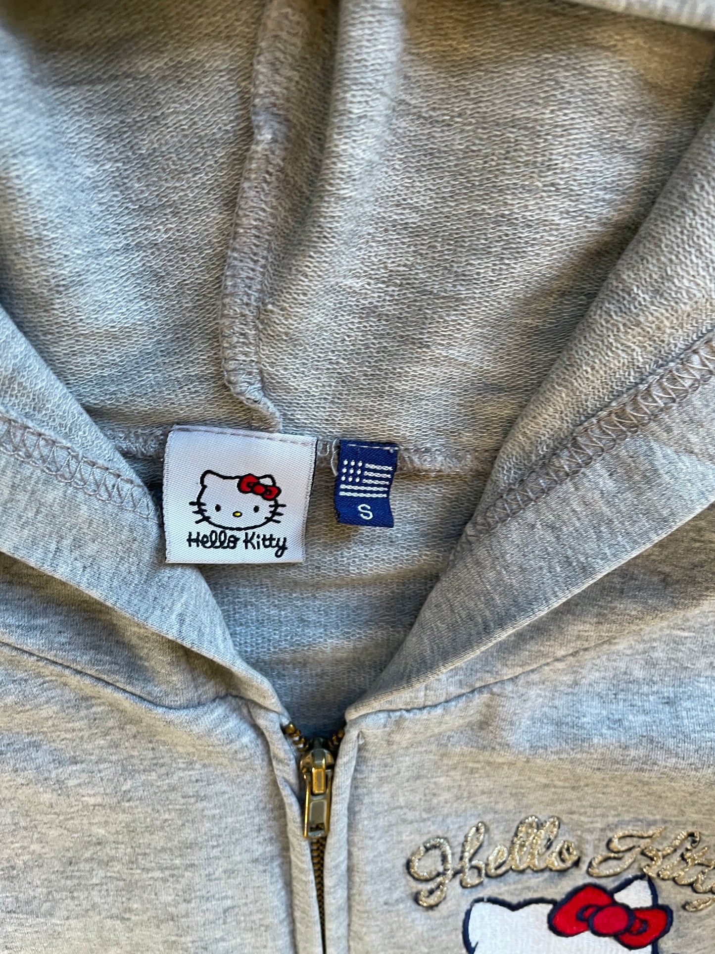 Vintage Hello Kitty Zip Hoodie y2k