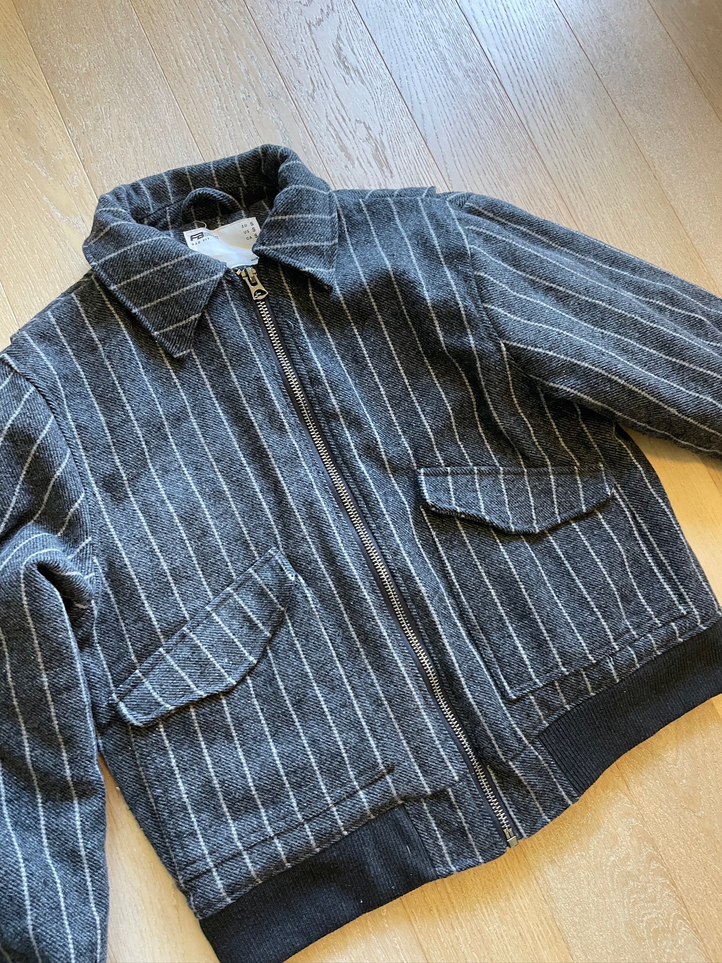 Vintage Striped Wool Jacket