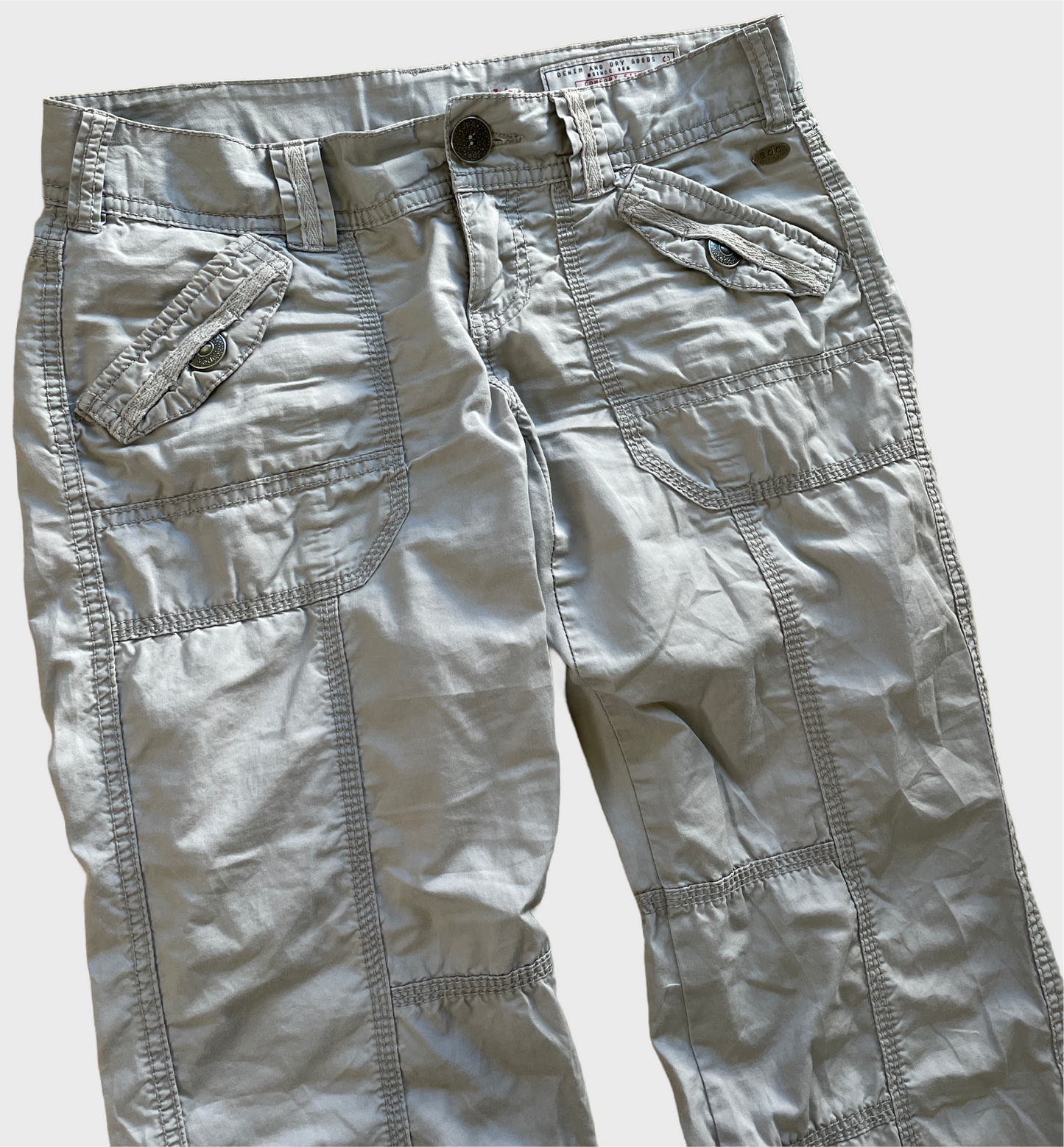 Vintage Flared Cargo Pants