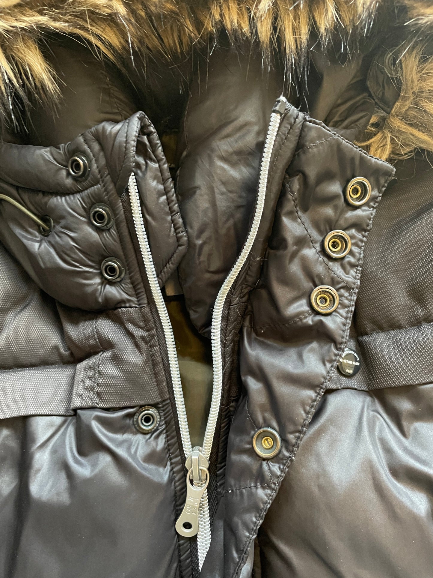 Vintage G-Star RAW Fur Puffer Jacket