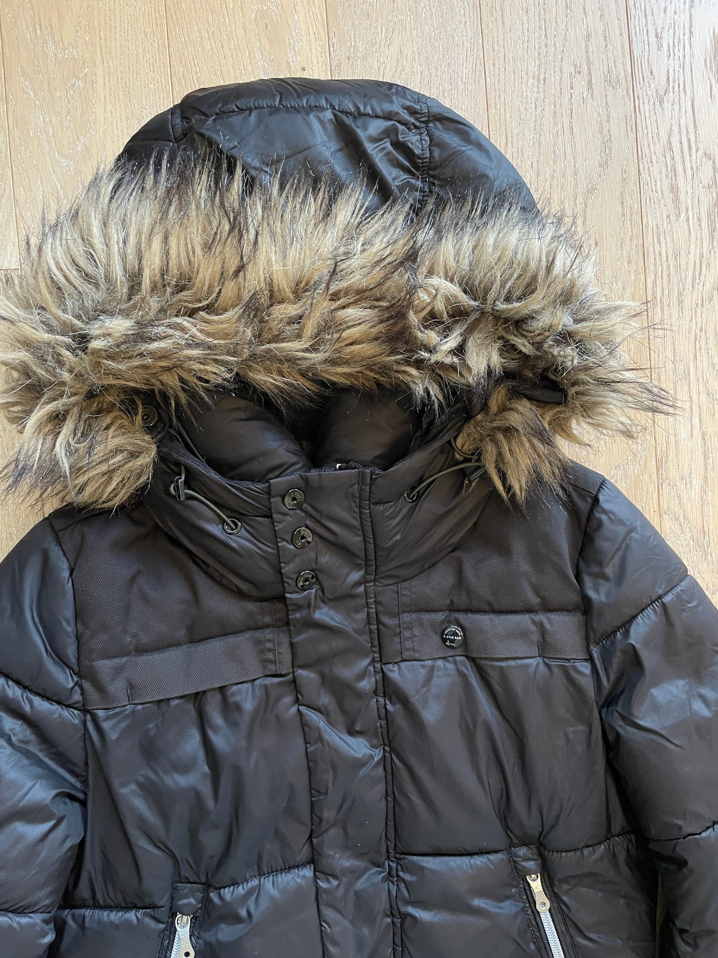 Vintage G-Star RAW Fur Puffer Jacket