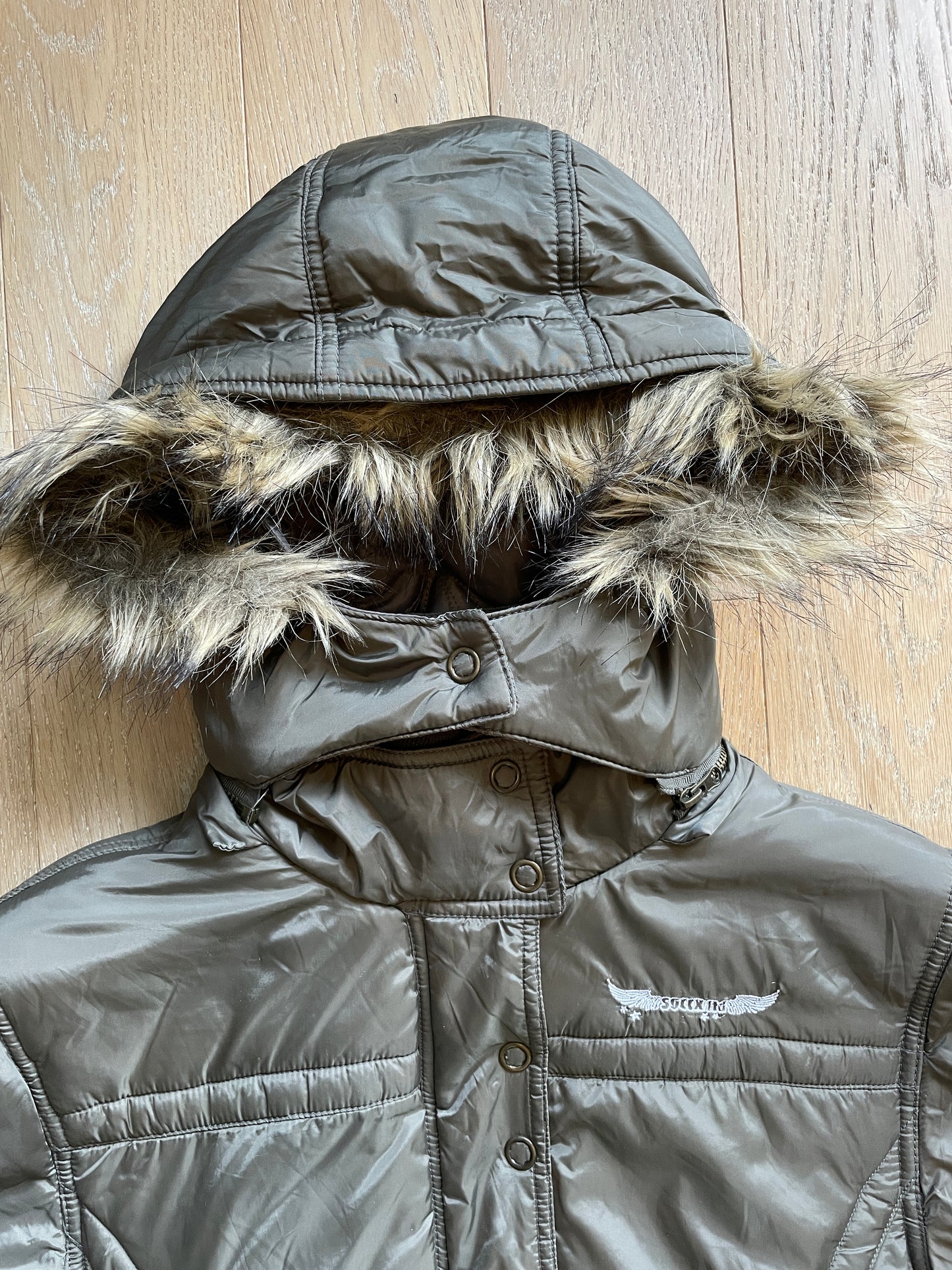 Vintage Military Fur Jacket