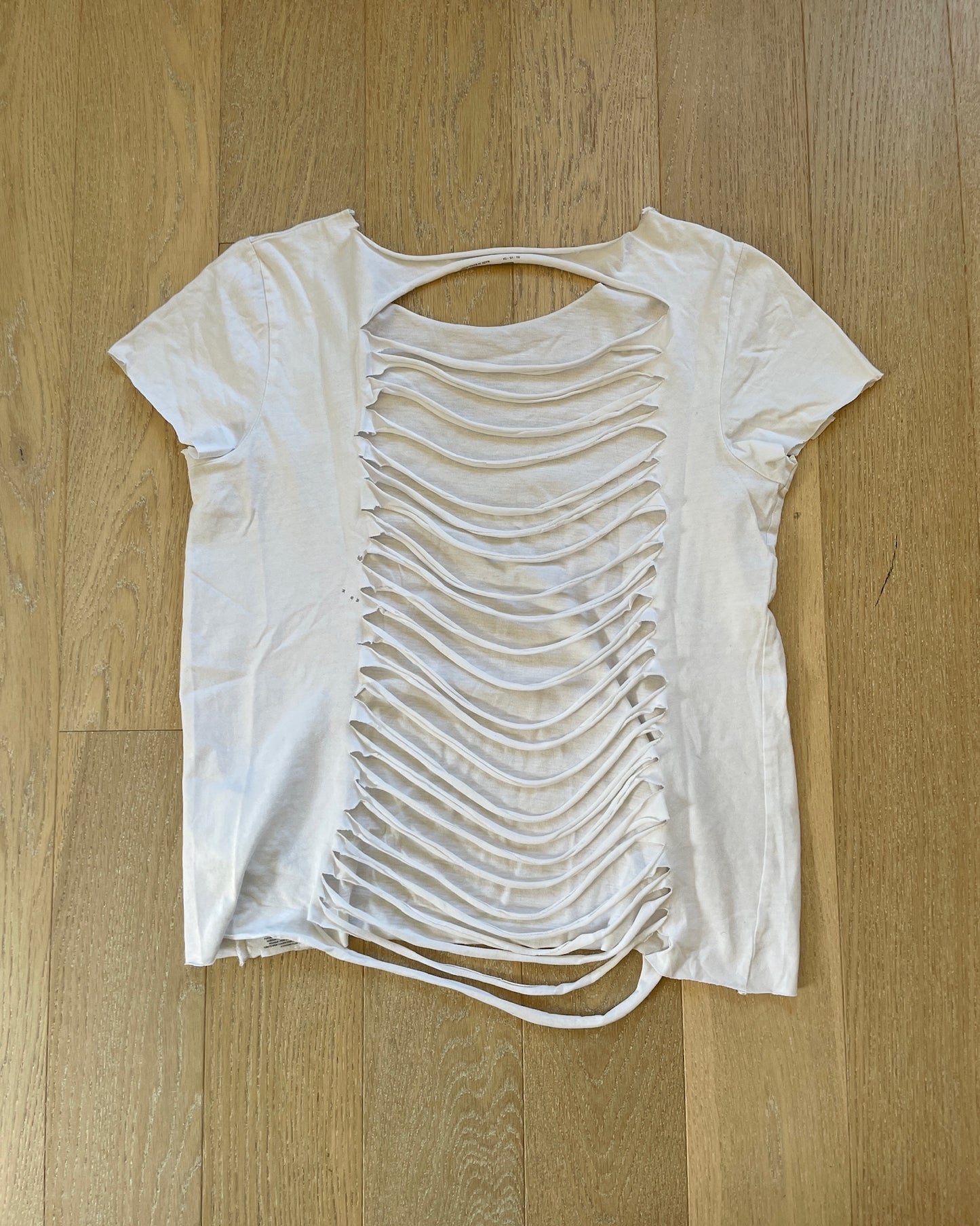 Vintage Ripped Back T-Shirt