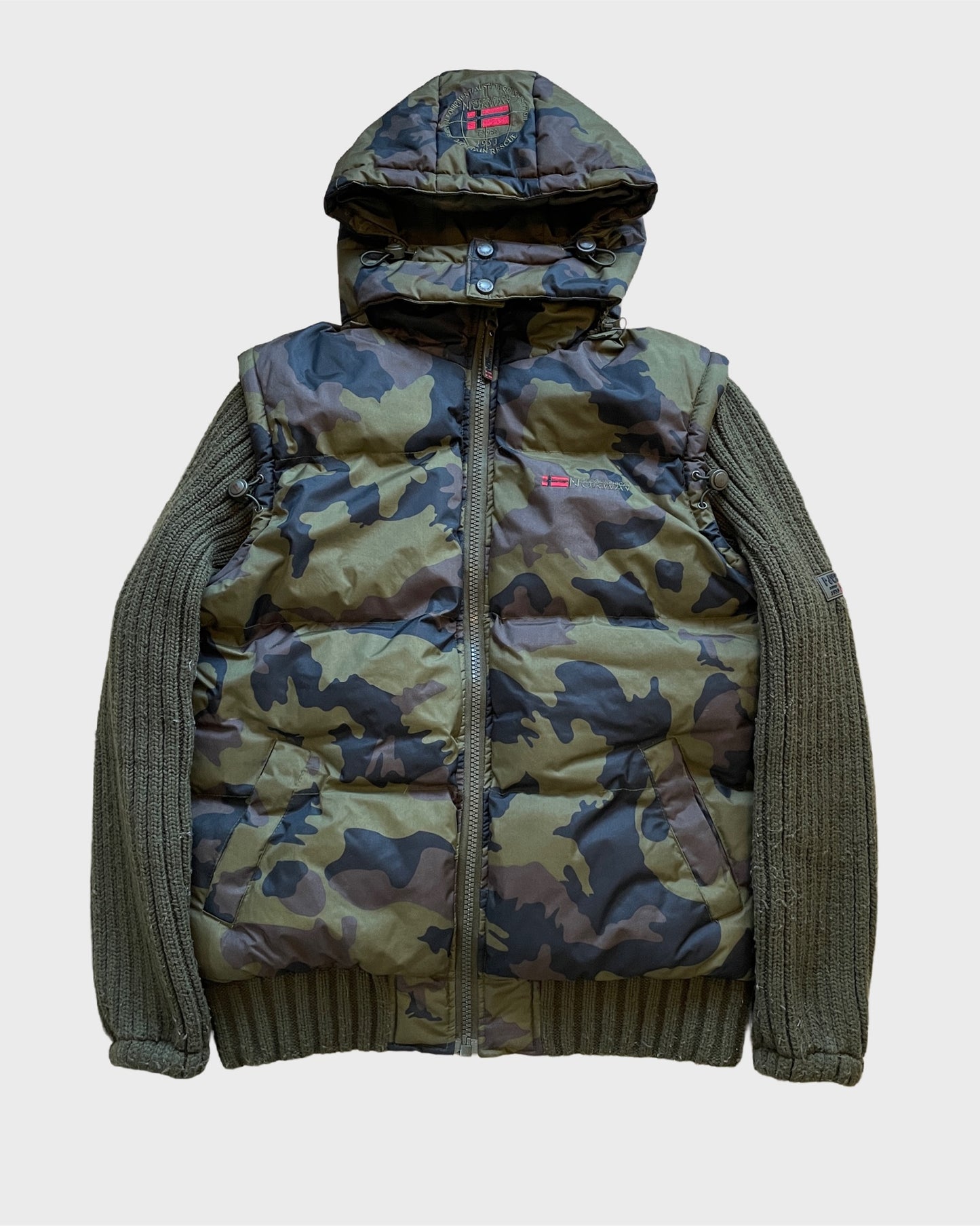 Vintage Military Camouflage Jacket