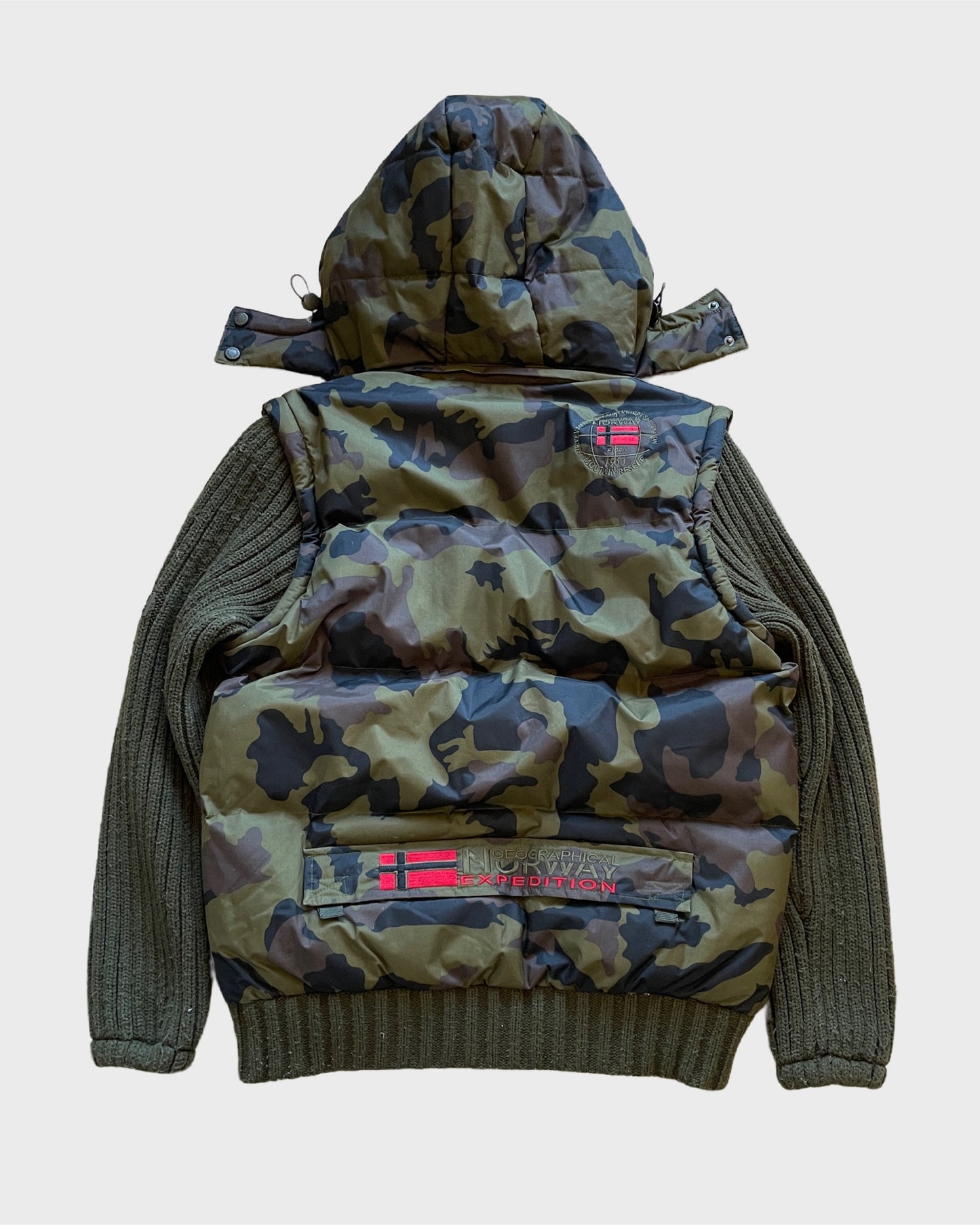 Vintage Military Camouflage Jacket