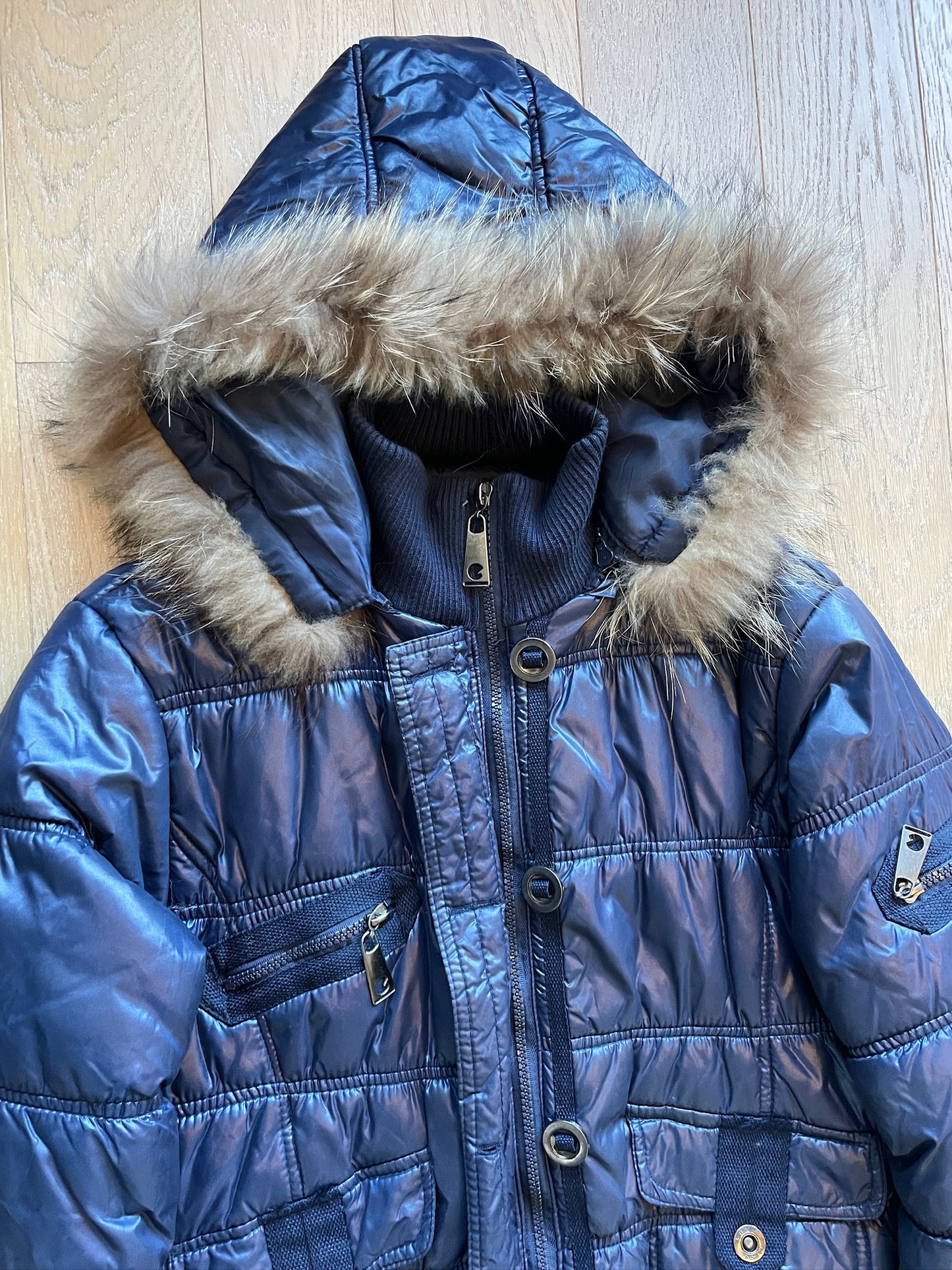 Vintage Fur Puffer Jacket