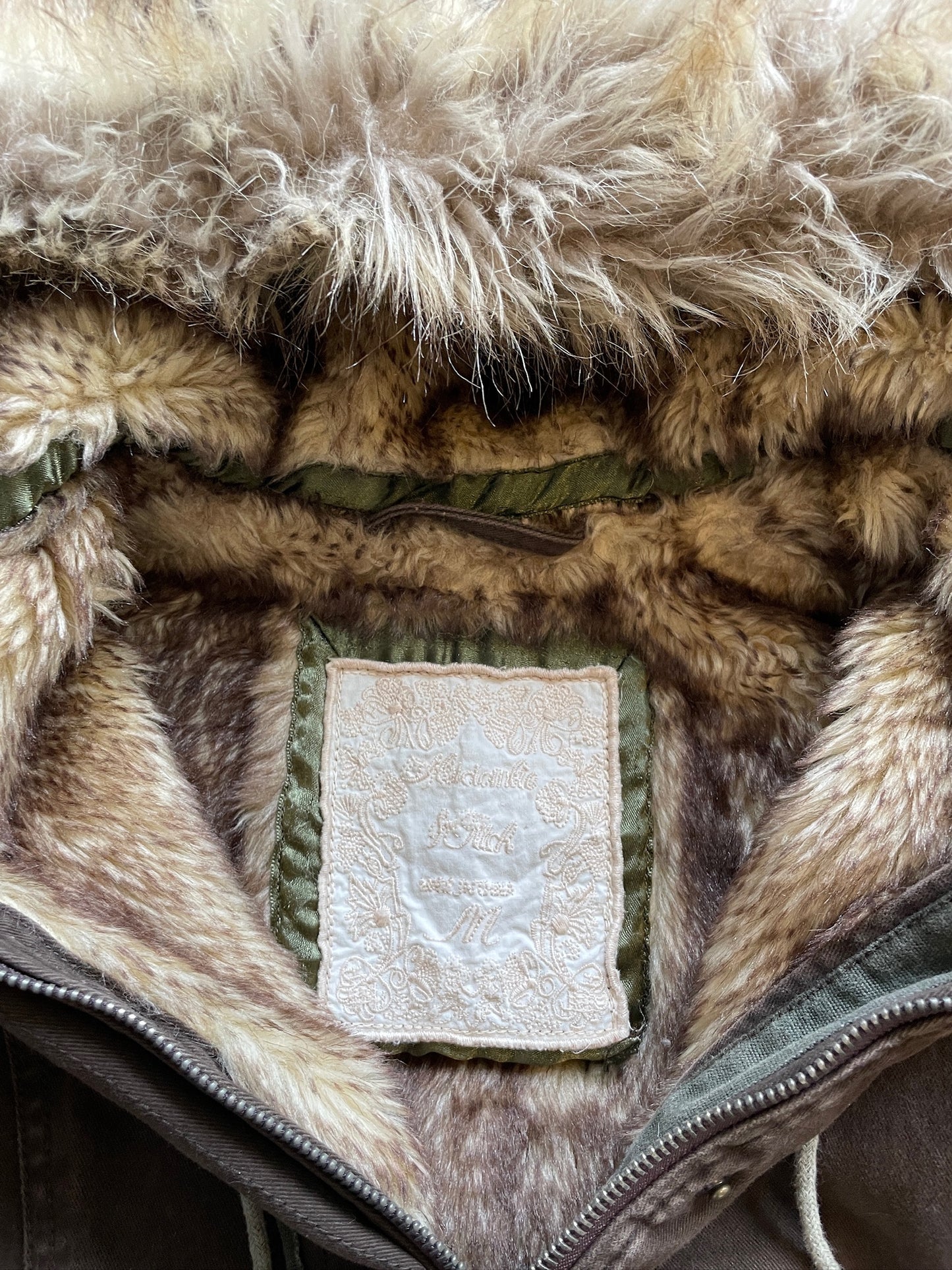 Vintage Abercrombie & Fitch Military Fur Jacket