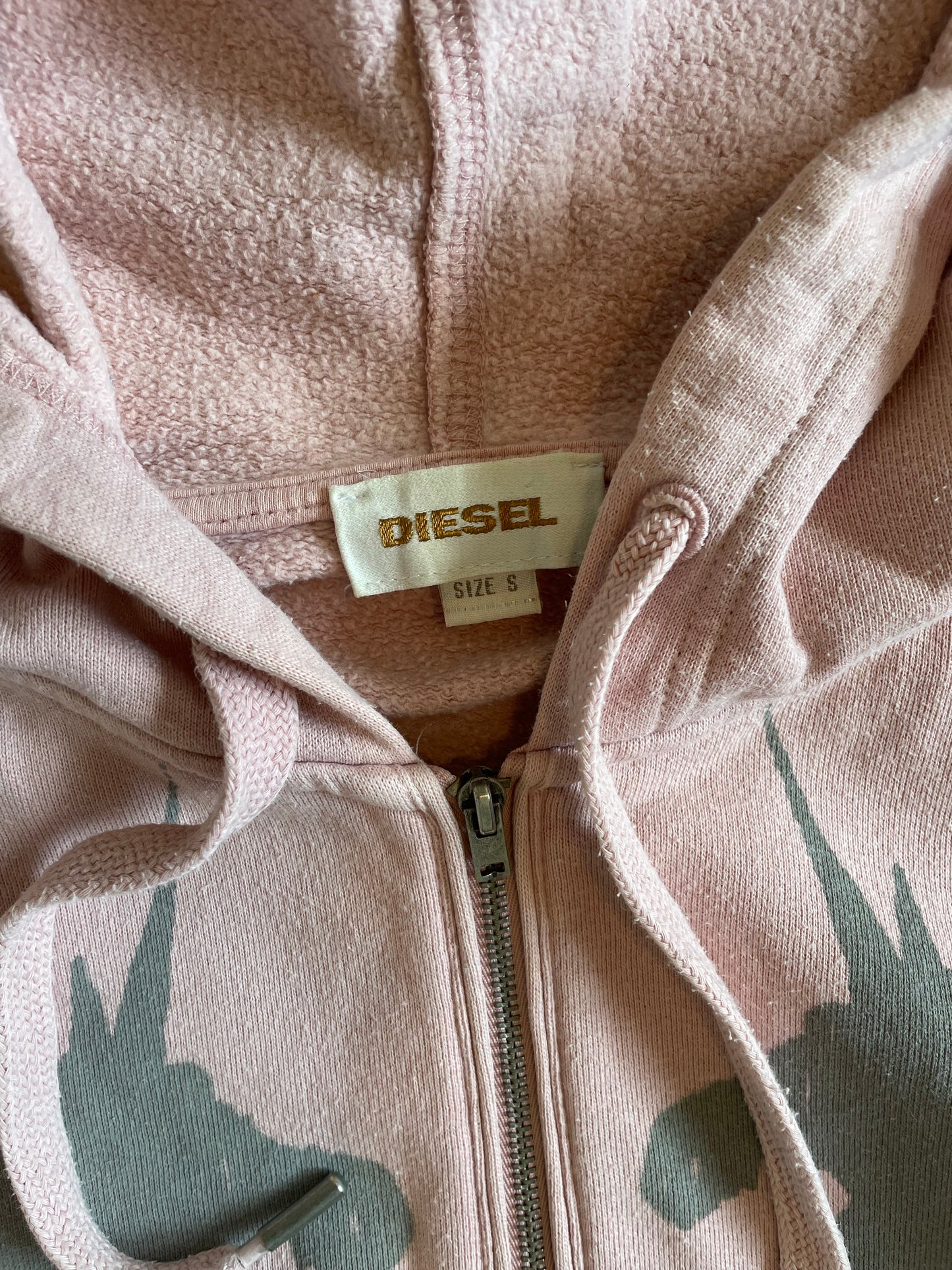 Vintage Diesel Zip Hoodie y2k