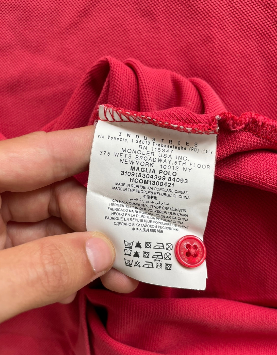 Vintage Moncler Poloshirt