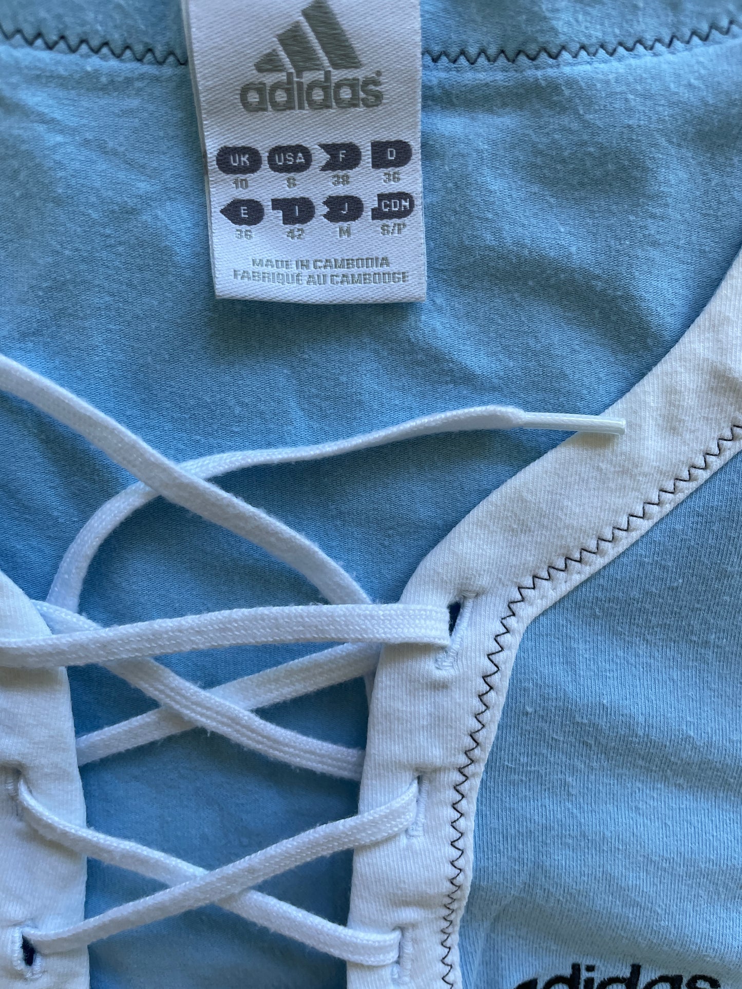 Vintage Adidas Argentina Top y2k