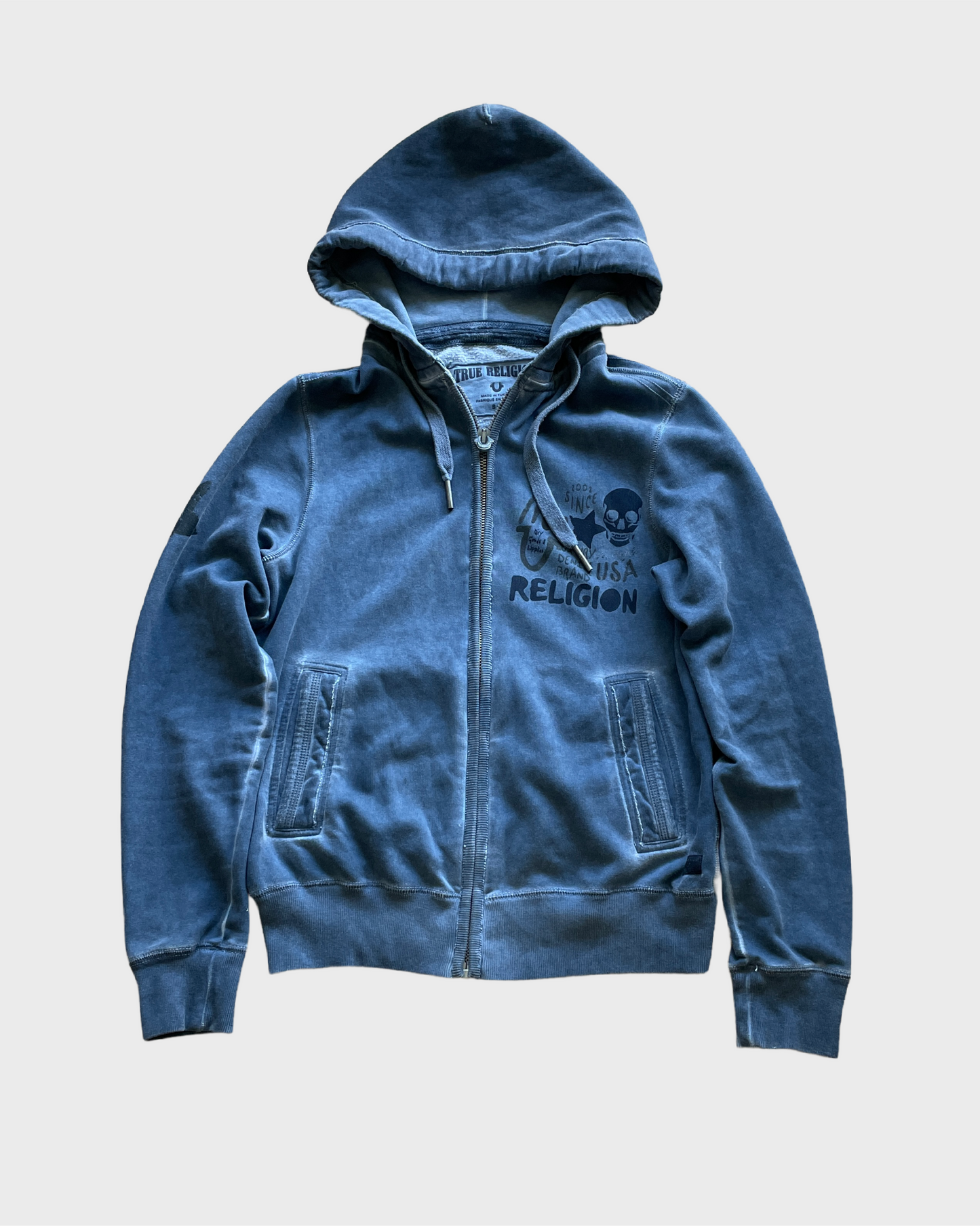 Vintage True Religion Zip Hoodie