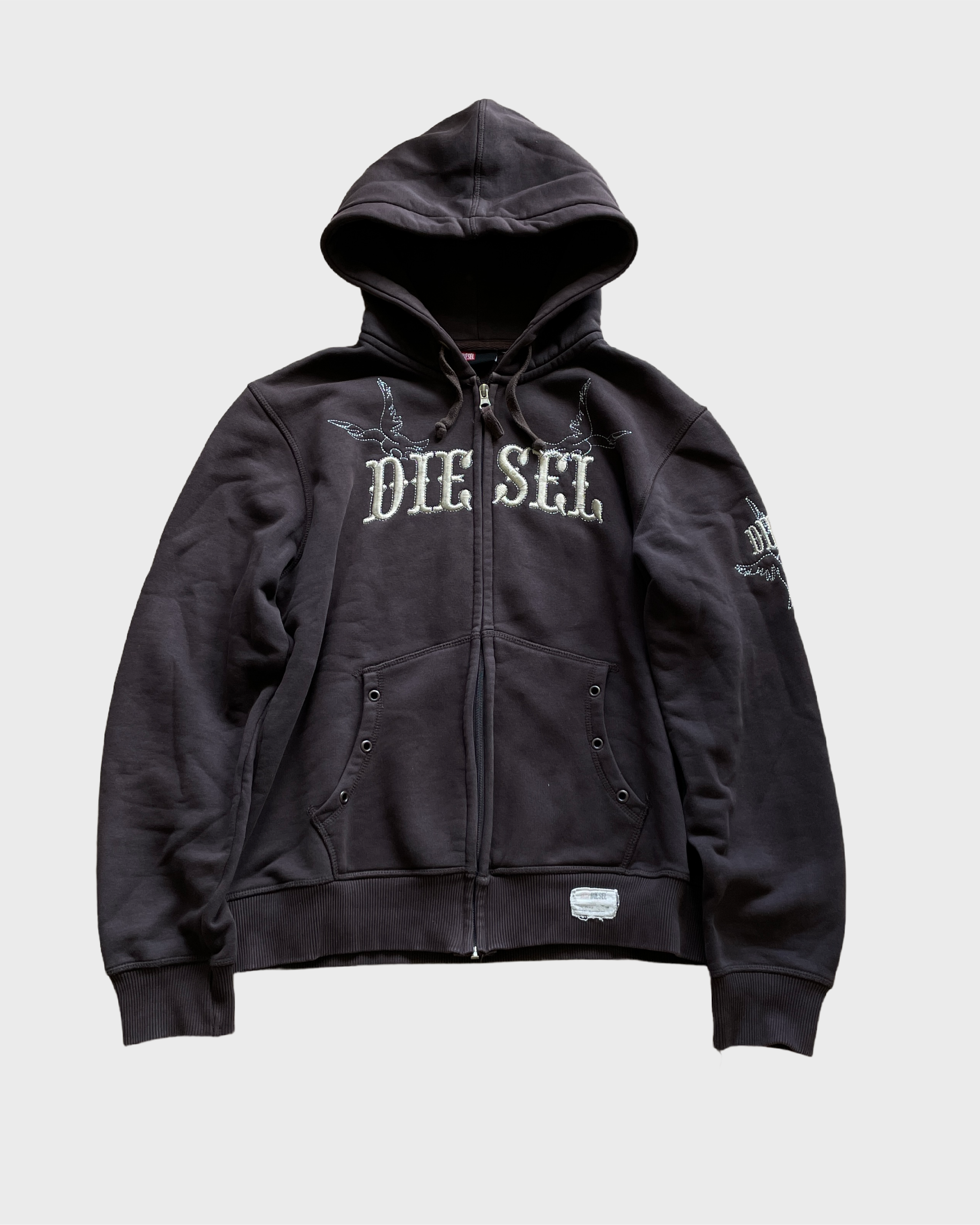 Vintage Diesel Zip Hoodie – on57th Vintage Diesel Zip Hoodie – on57th