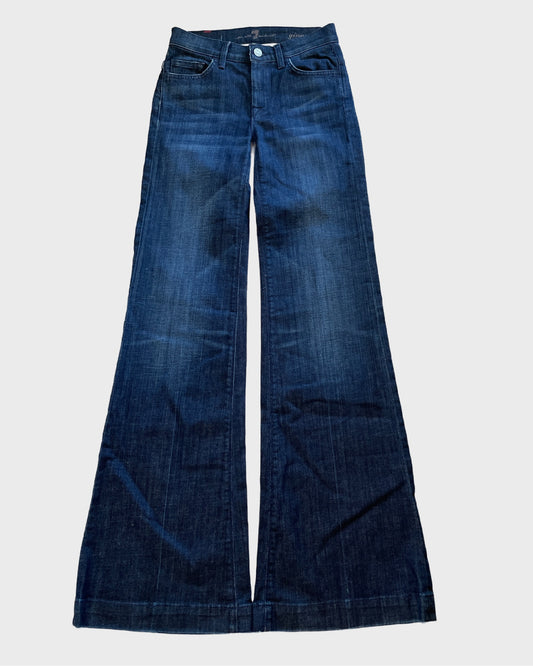 Vintage 7 For All Mankind Flared Denim Jeans