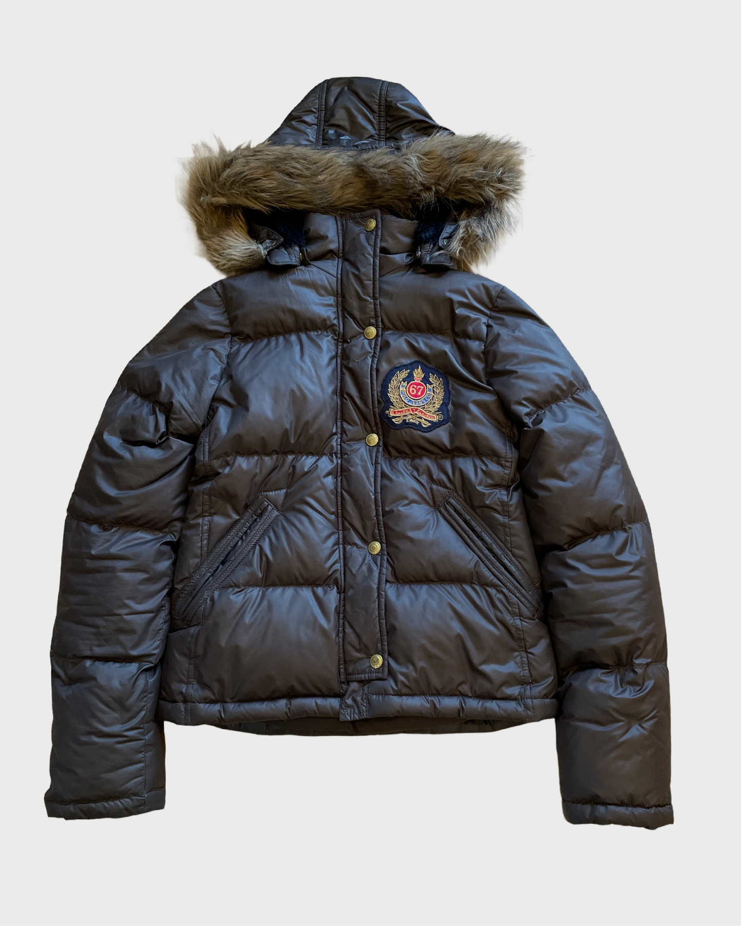 Vintage Polo Ralph Lauren Fur Puffer Jacket