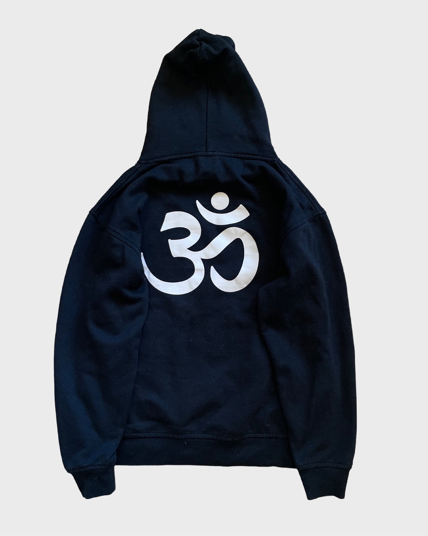 Vintage Om Print Hoodie
