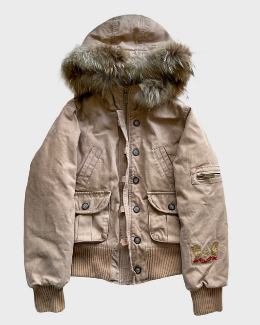 Vintage Fur Winter Jacket