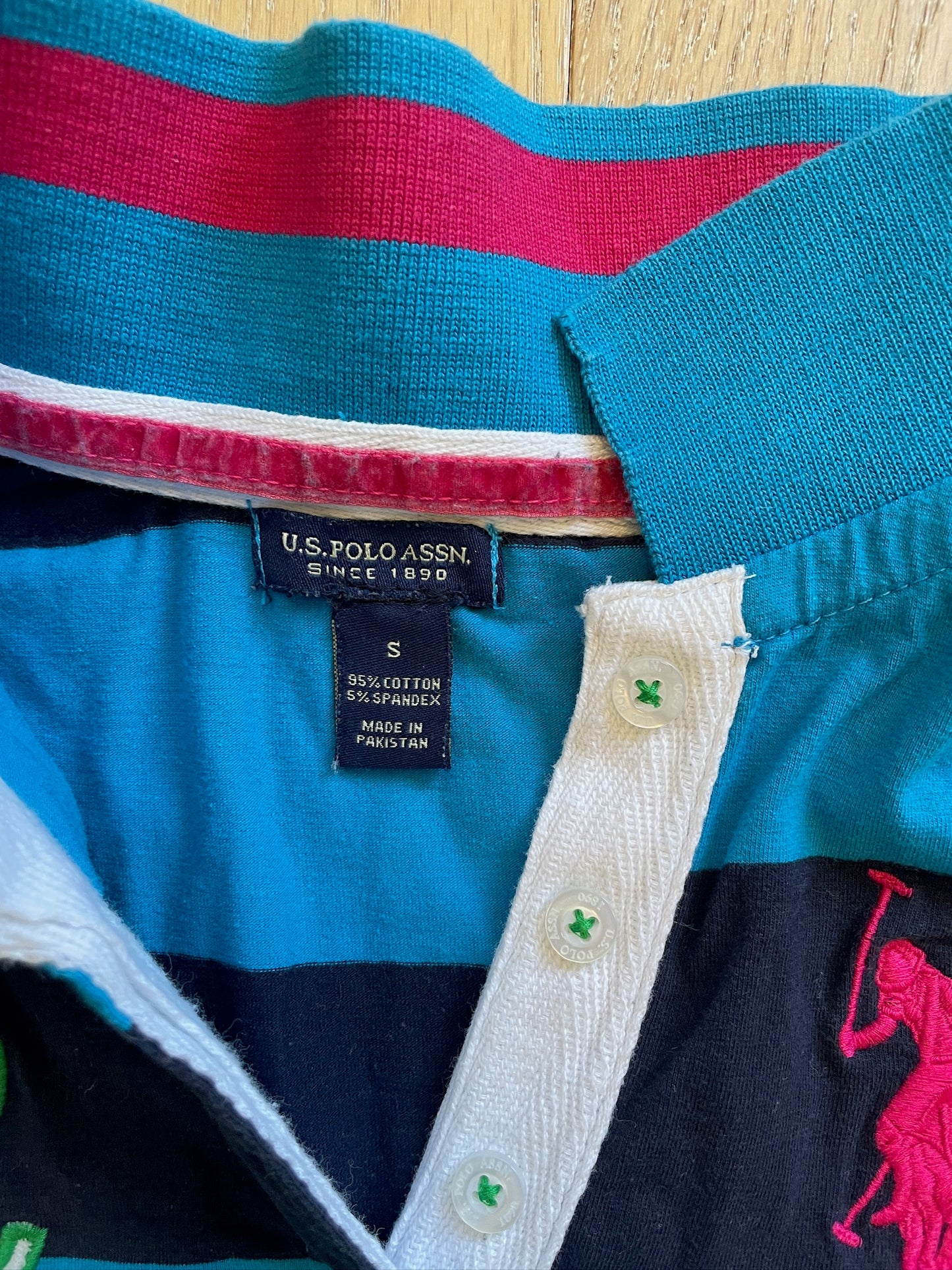 Vintage USPA Longsleeve Poloshirt