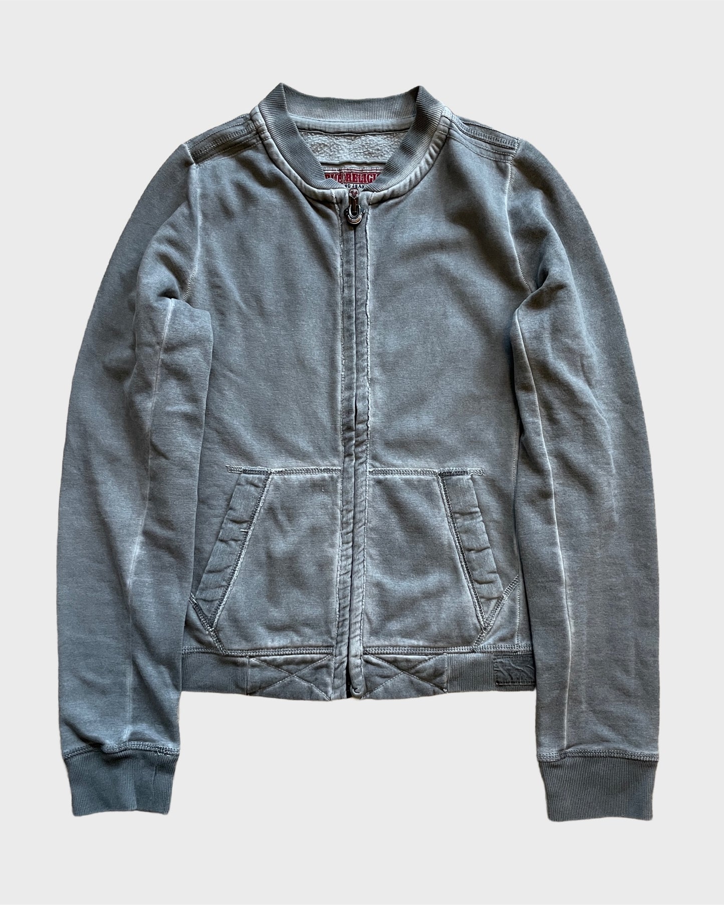 Vintage True Religion Studded Zip Jacket