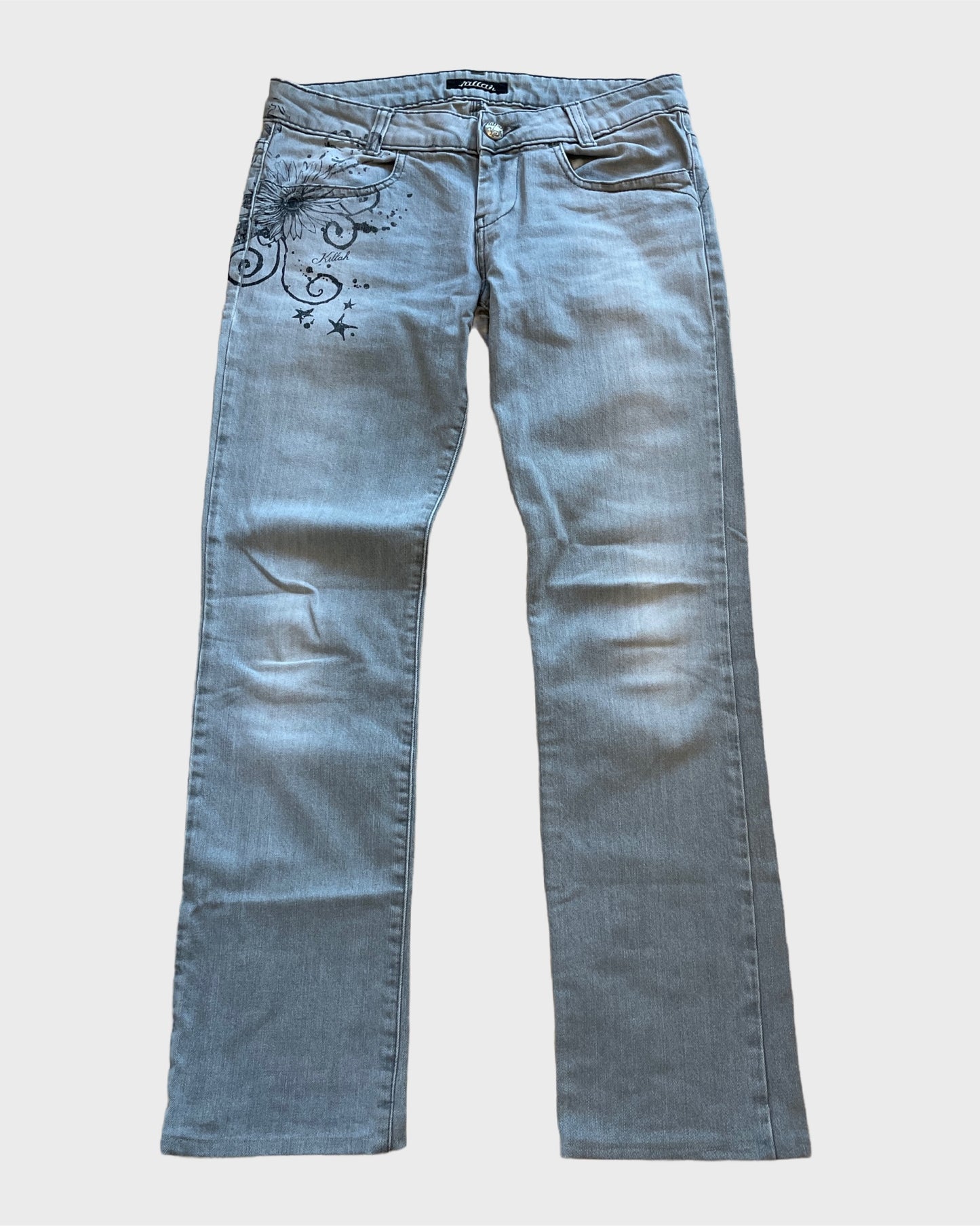 Vintage Killah Tattoo Denim Jeans